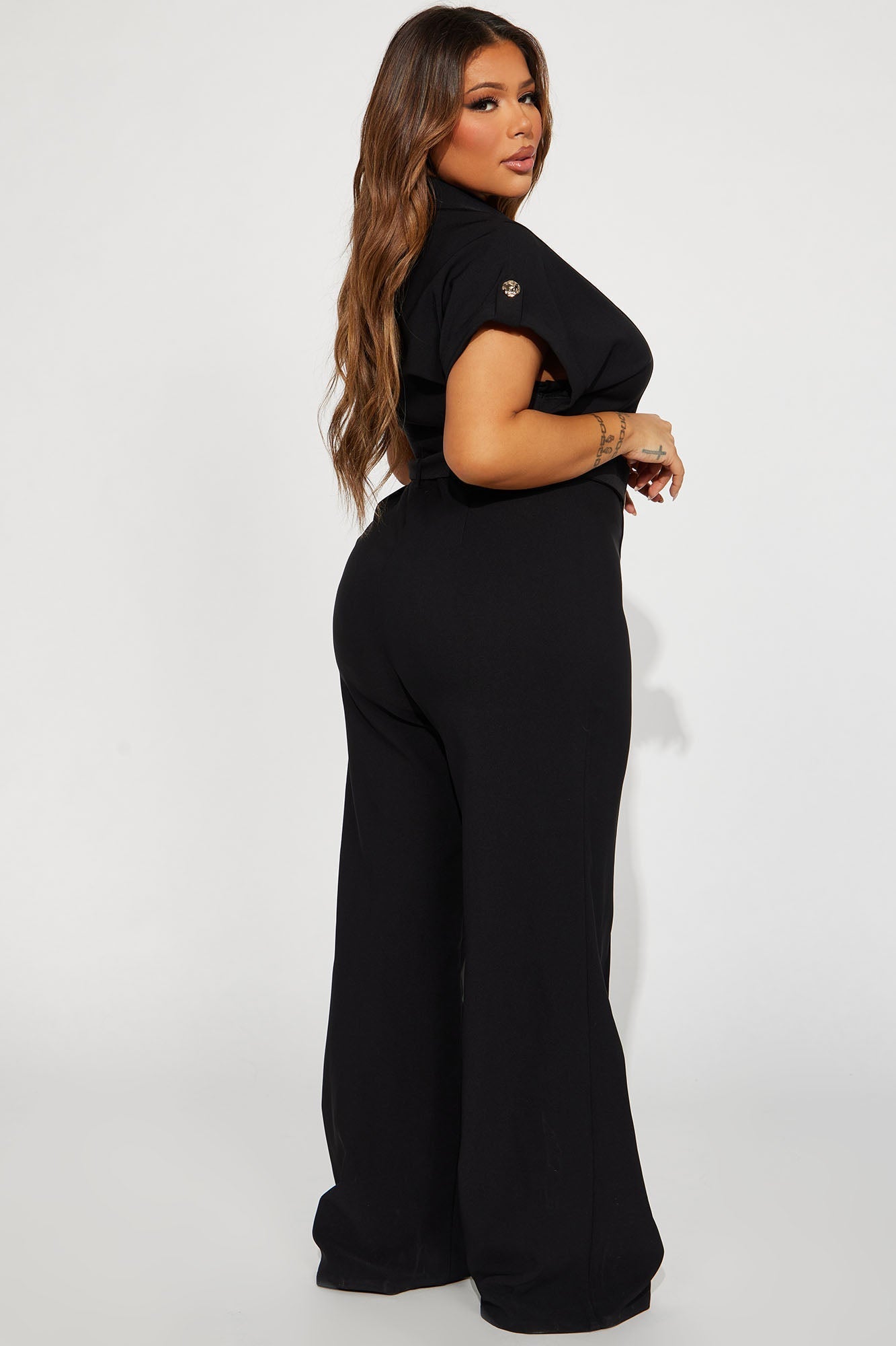 Fall For You Jumpsuit - Black