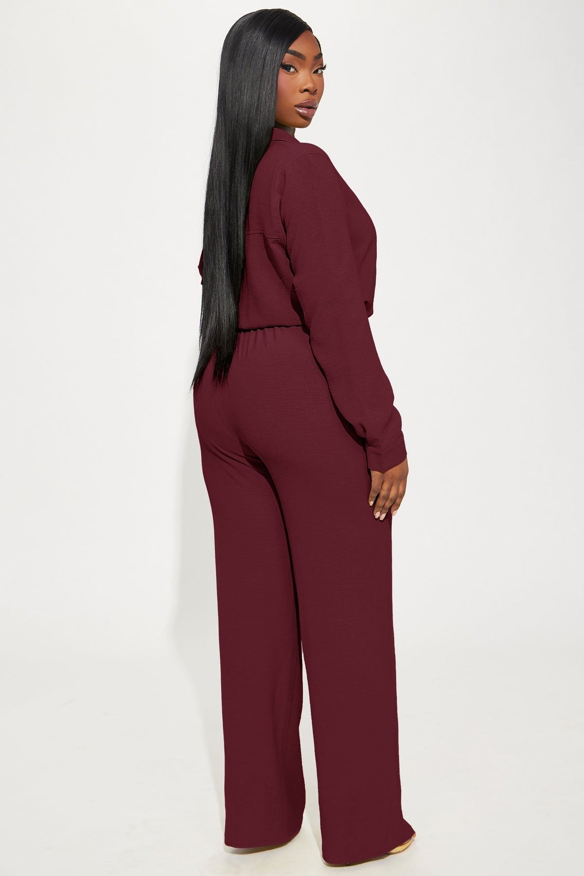 Makenzie Jumpsuit - Wine