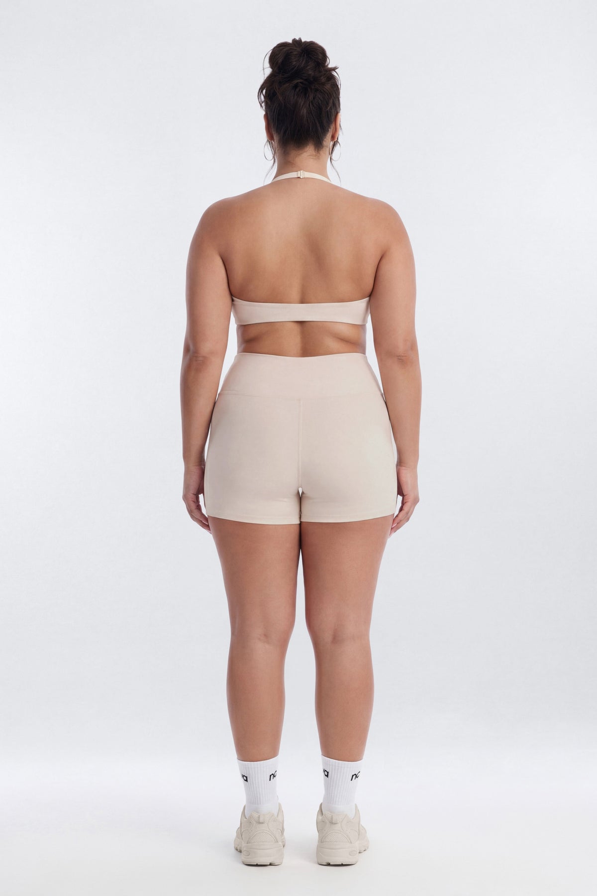 AirSculpt™ 3″ Mid Rise Biker Short - Oat Milk