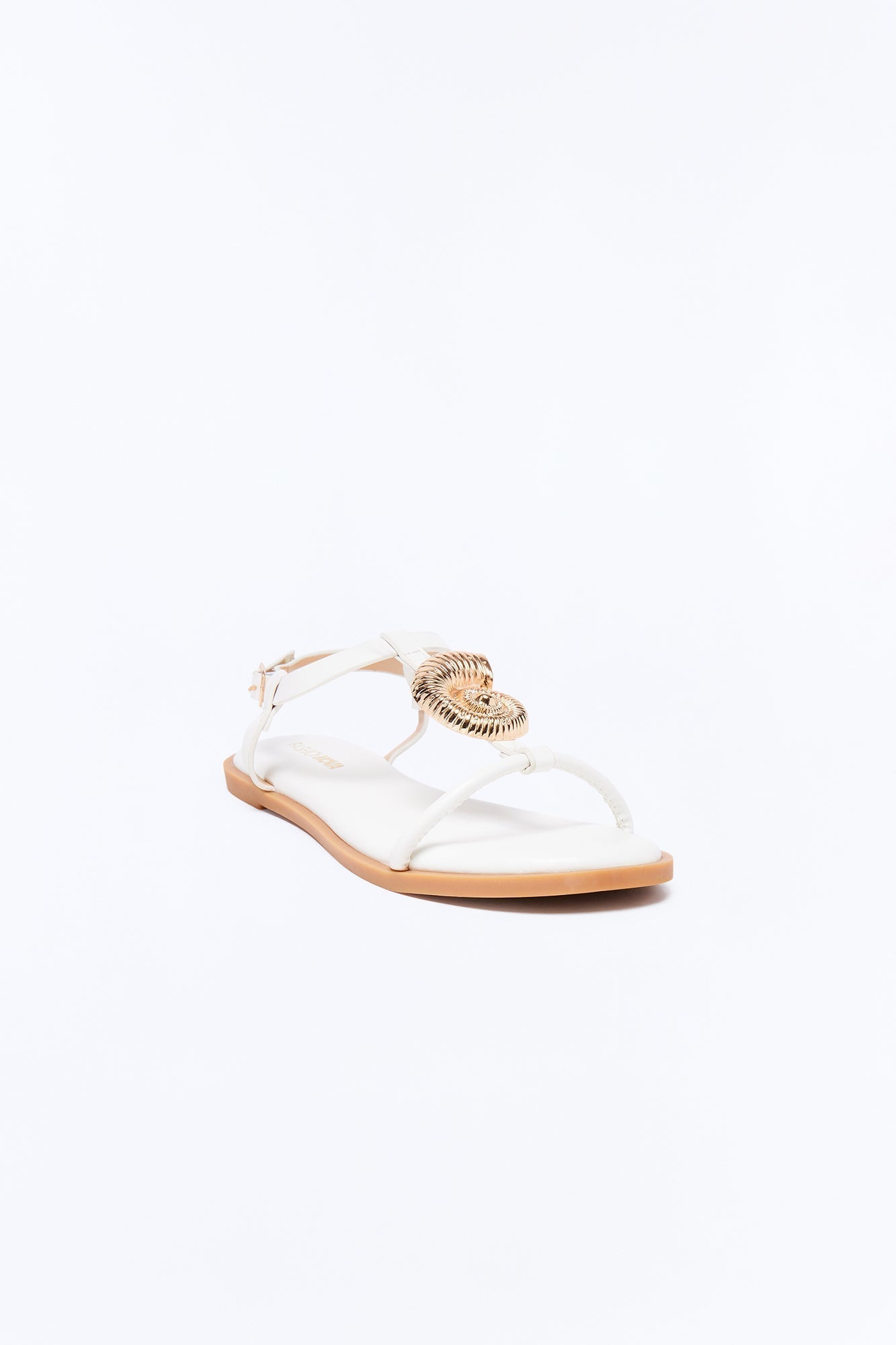 Avida Shell Sandals - White
