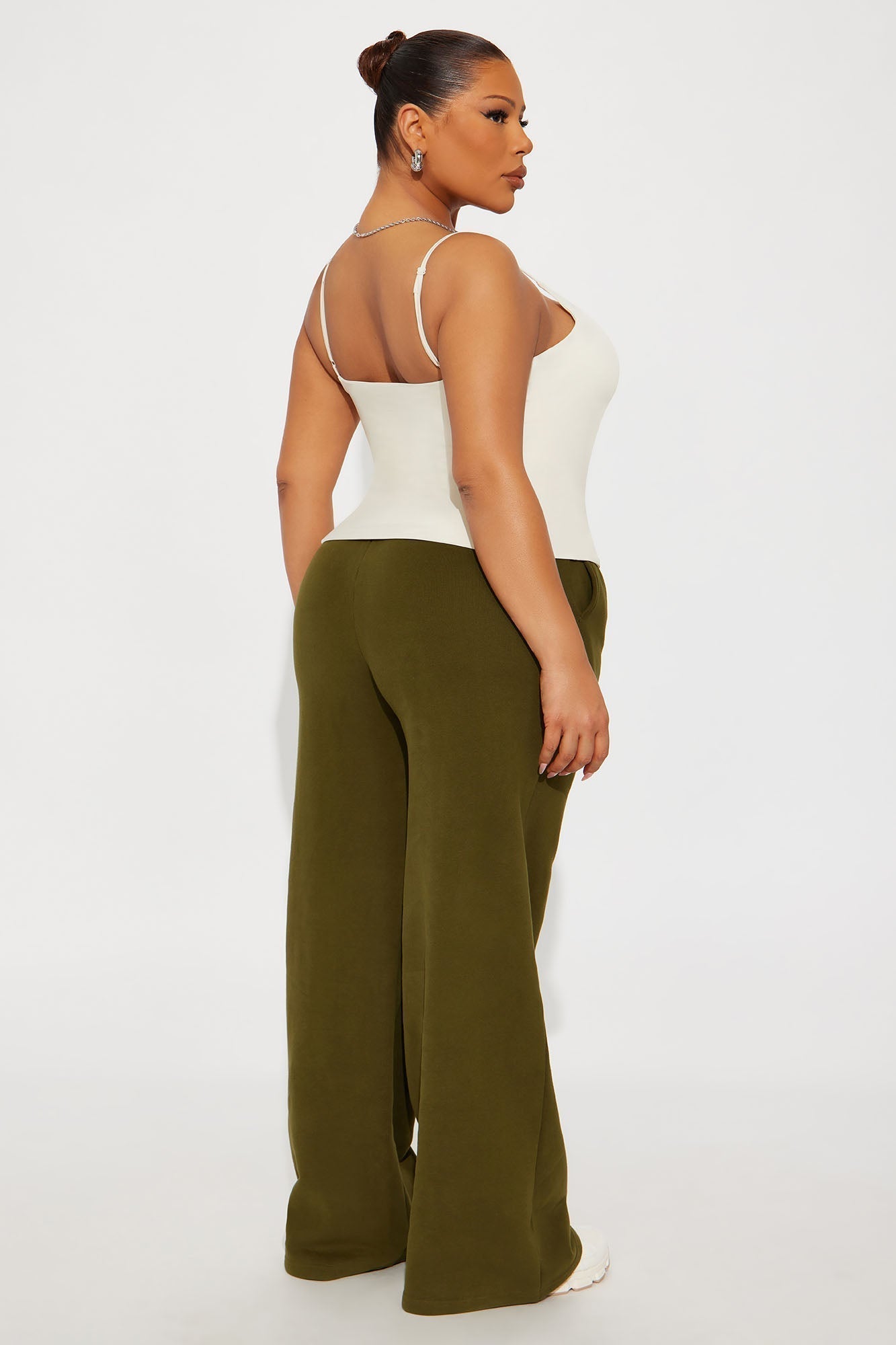 Contour Double Lined Cami Top - Bone