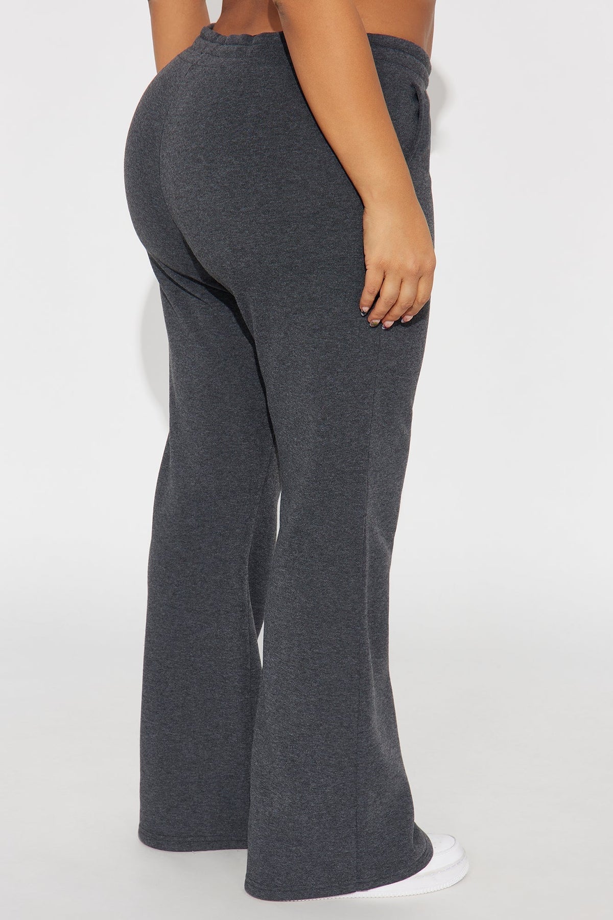 Candice Petite Lounge Flare Pant - Charcoal