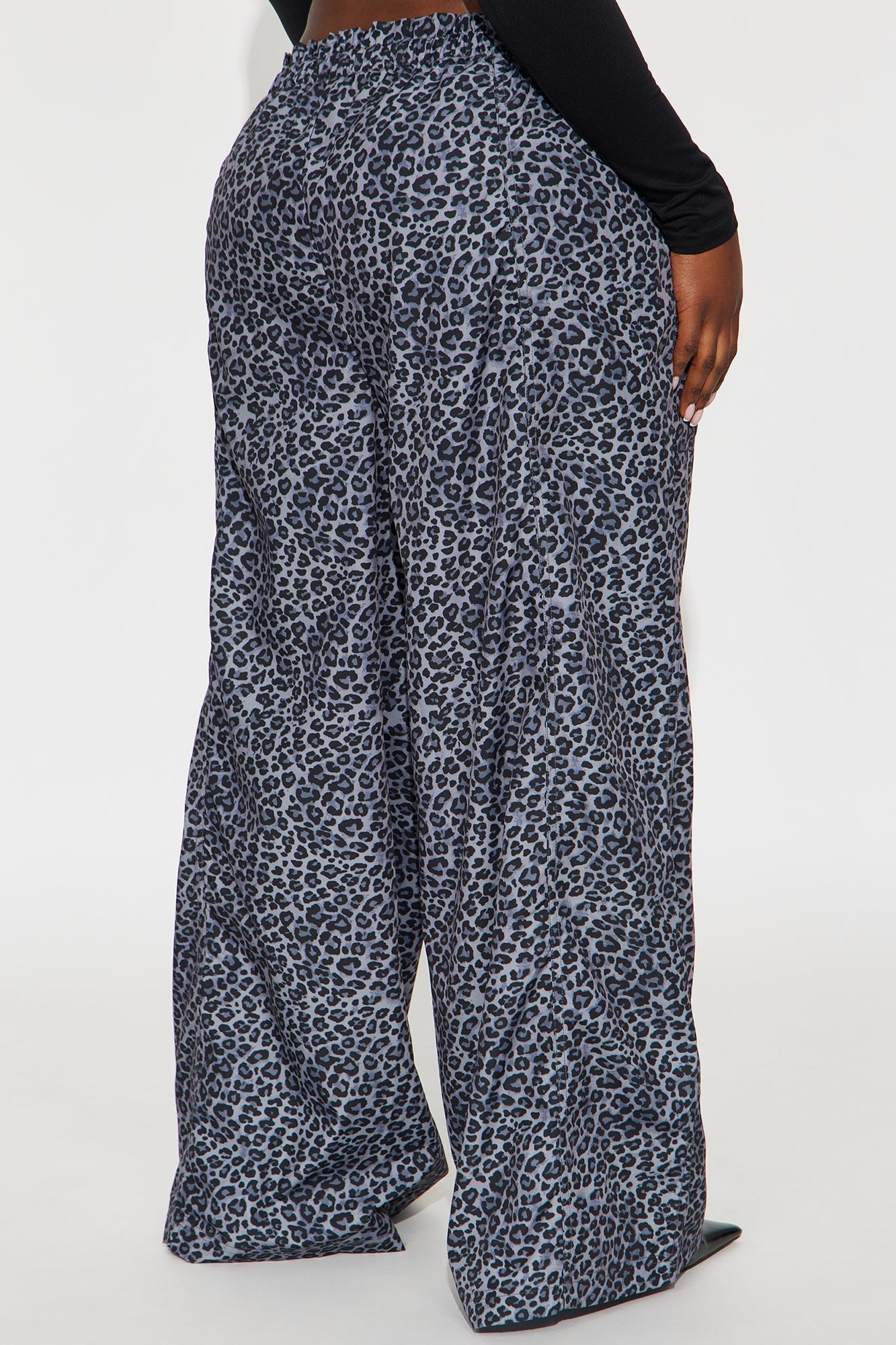 Do What You Will Leopard Pant - Charcoal/combo