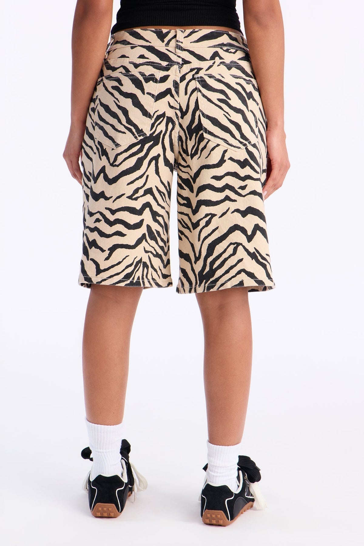 Savanna Printed Bermuda Shorts - Cream/combo