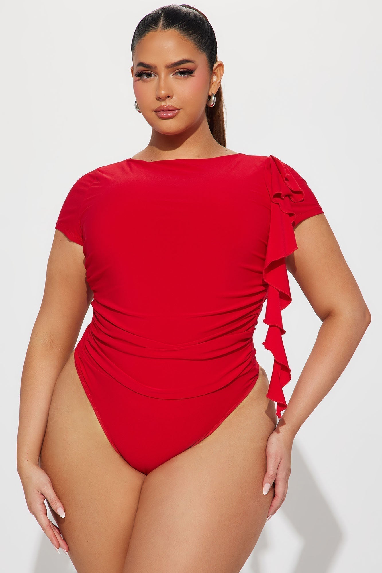 Foreign Love Bodysuit - Red