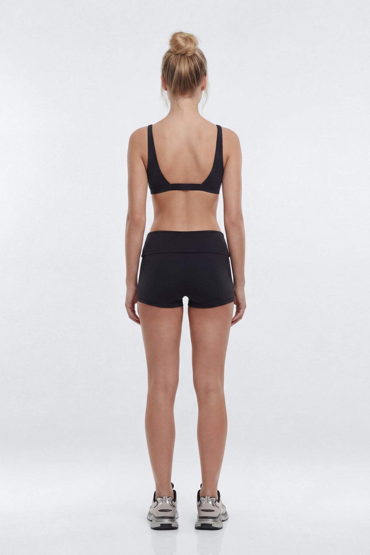 ButterSoft™ 3″ Foldover Biker Short - Black