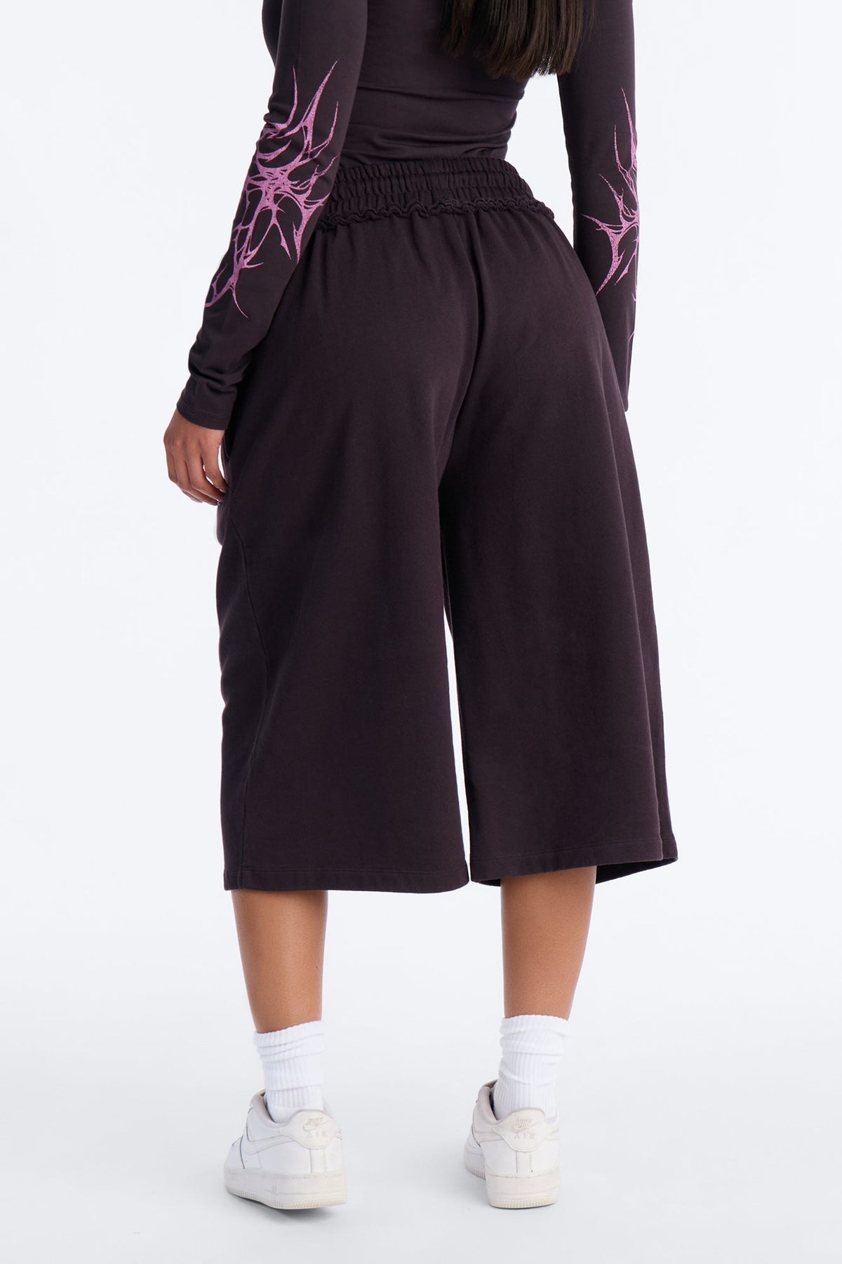 Dark Goddess Sweatshorts - Plum