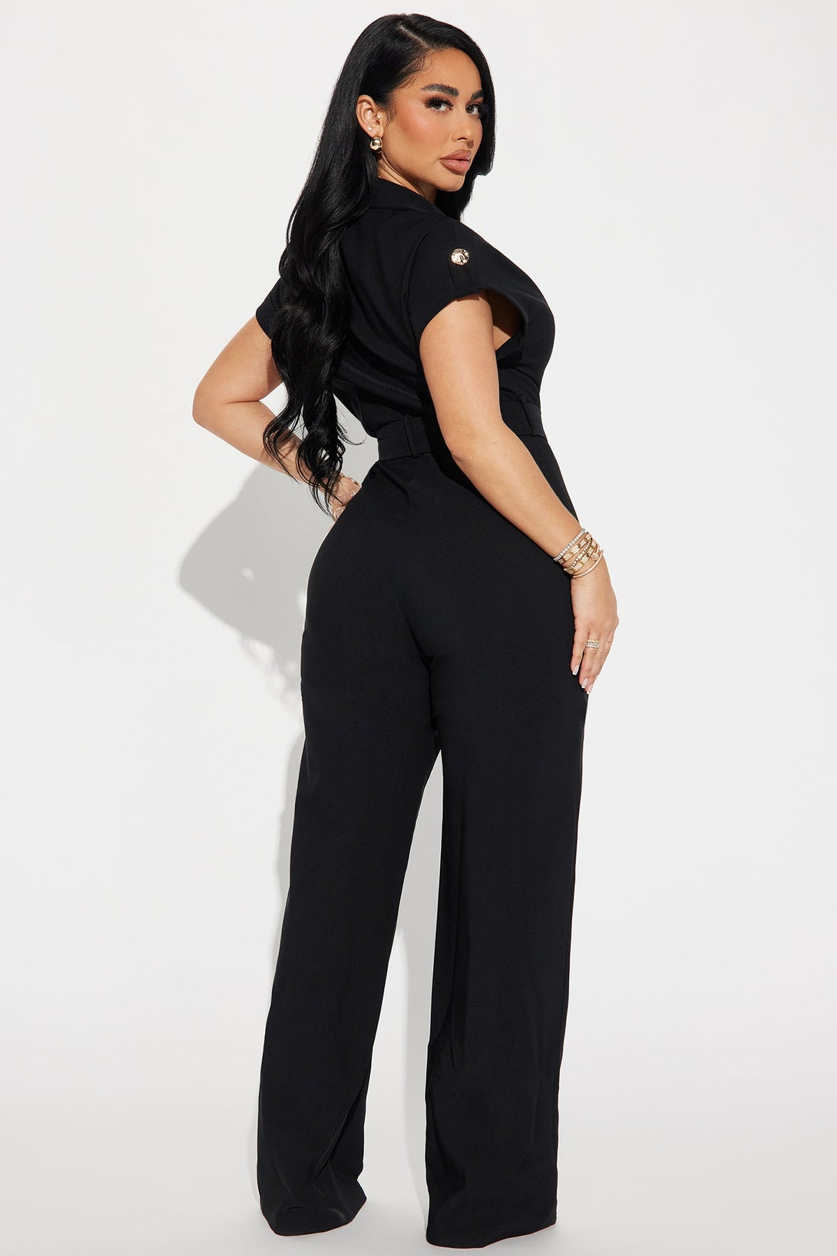 Fall For You Jumpsuit - Black
