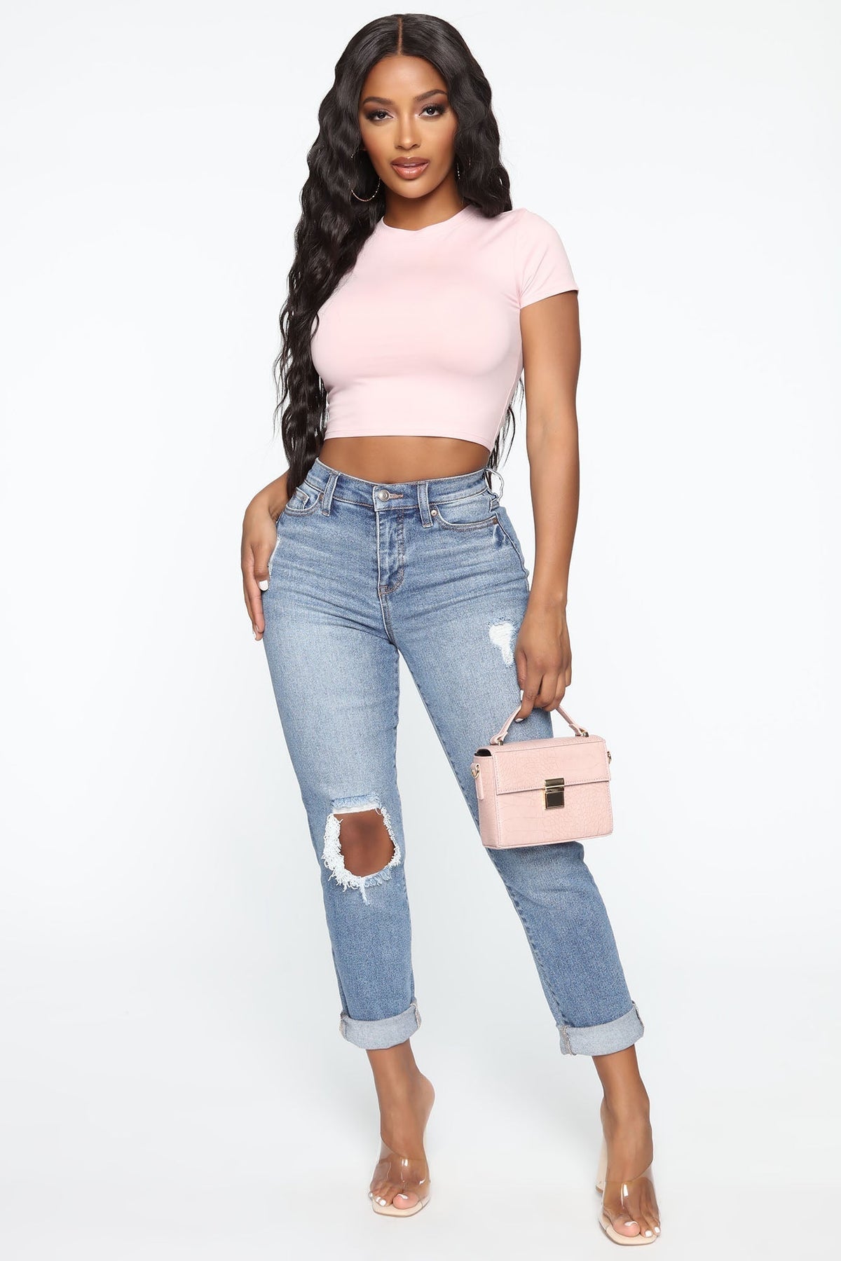 Robin Crop Top - Pink