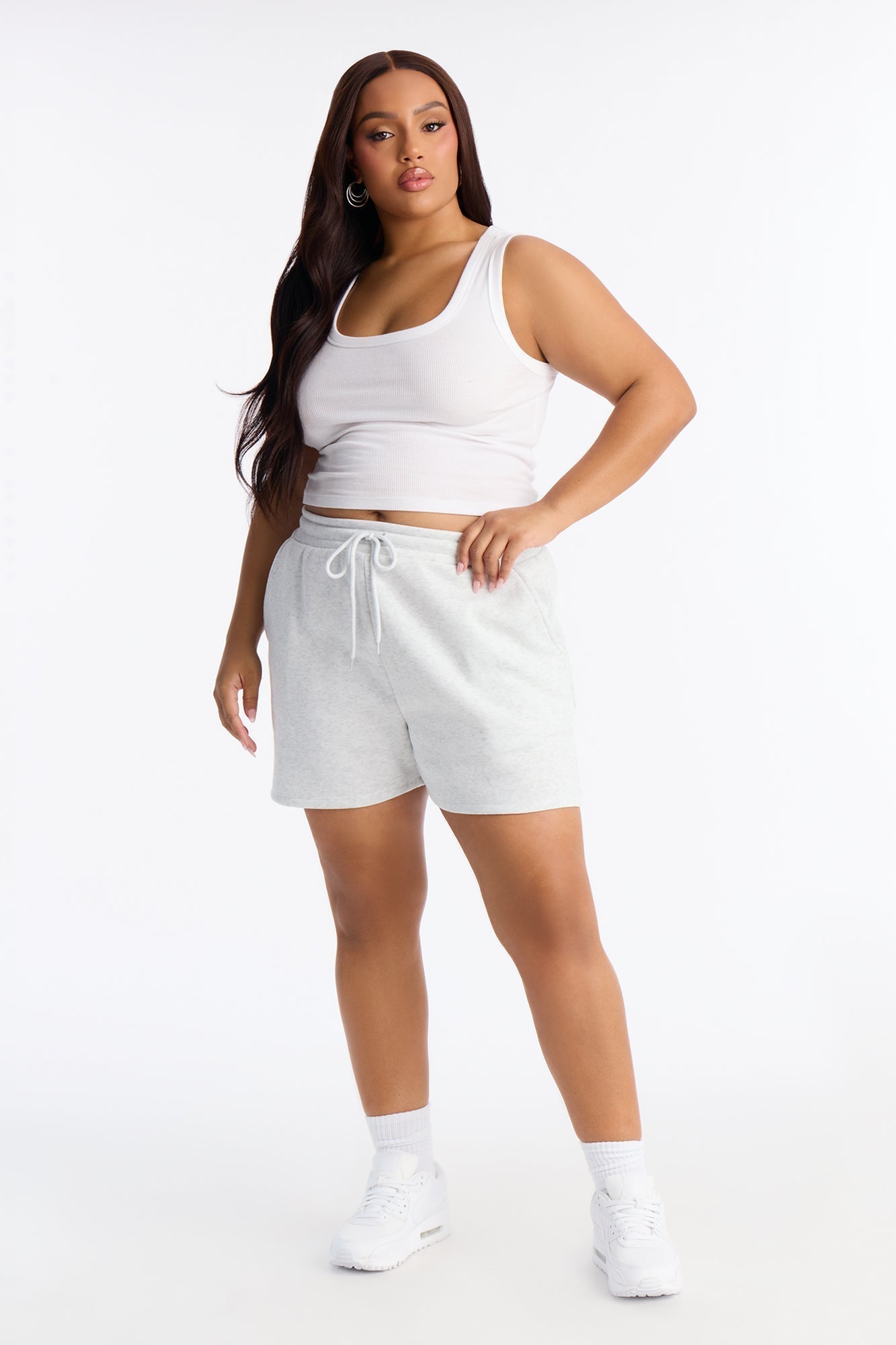 Cassandra Shorts - Light Grey