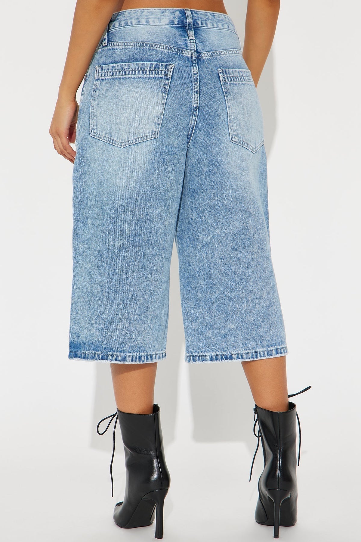 Classic Denim Jorts - Medium Wash