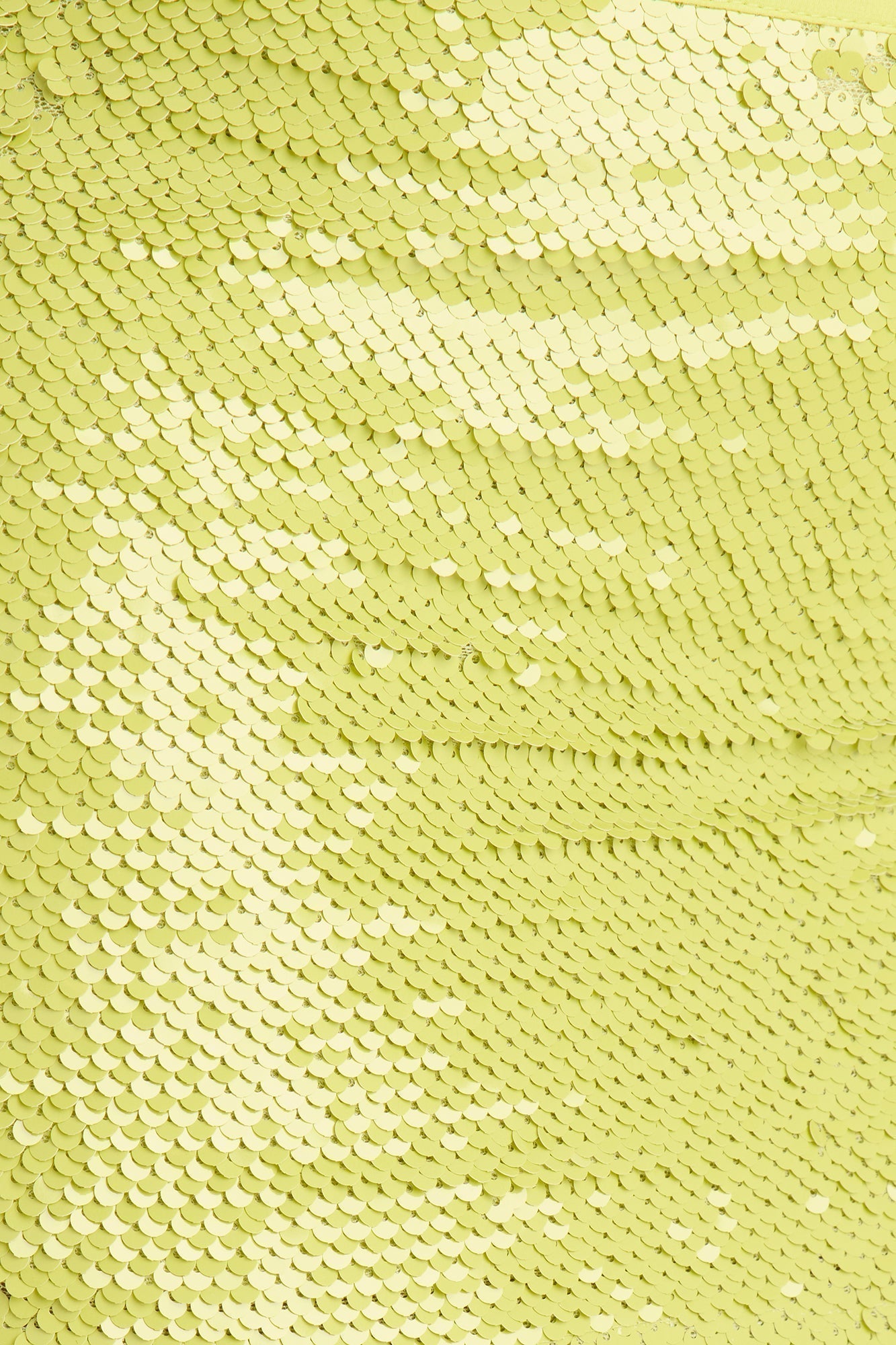 Make A Statement Low Rise Sequin Mini Skirt - Lime