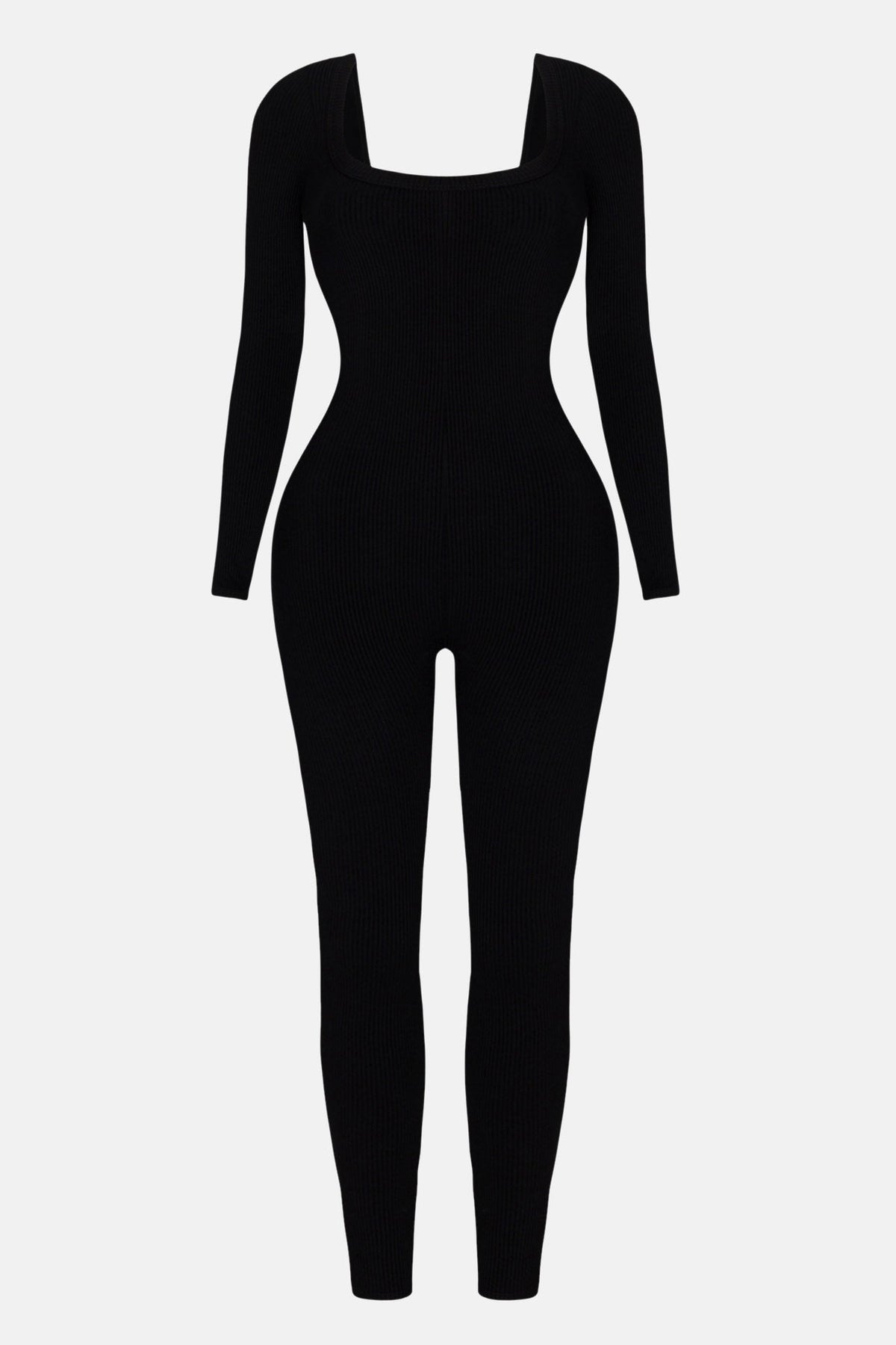 Hailey Snatched Jumpsuit - Black