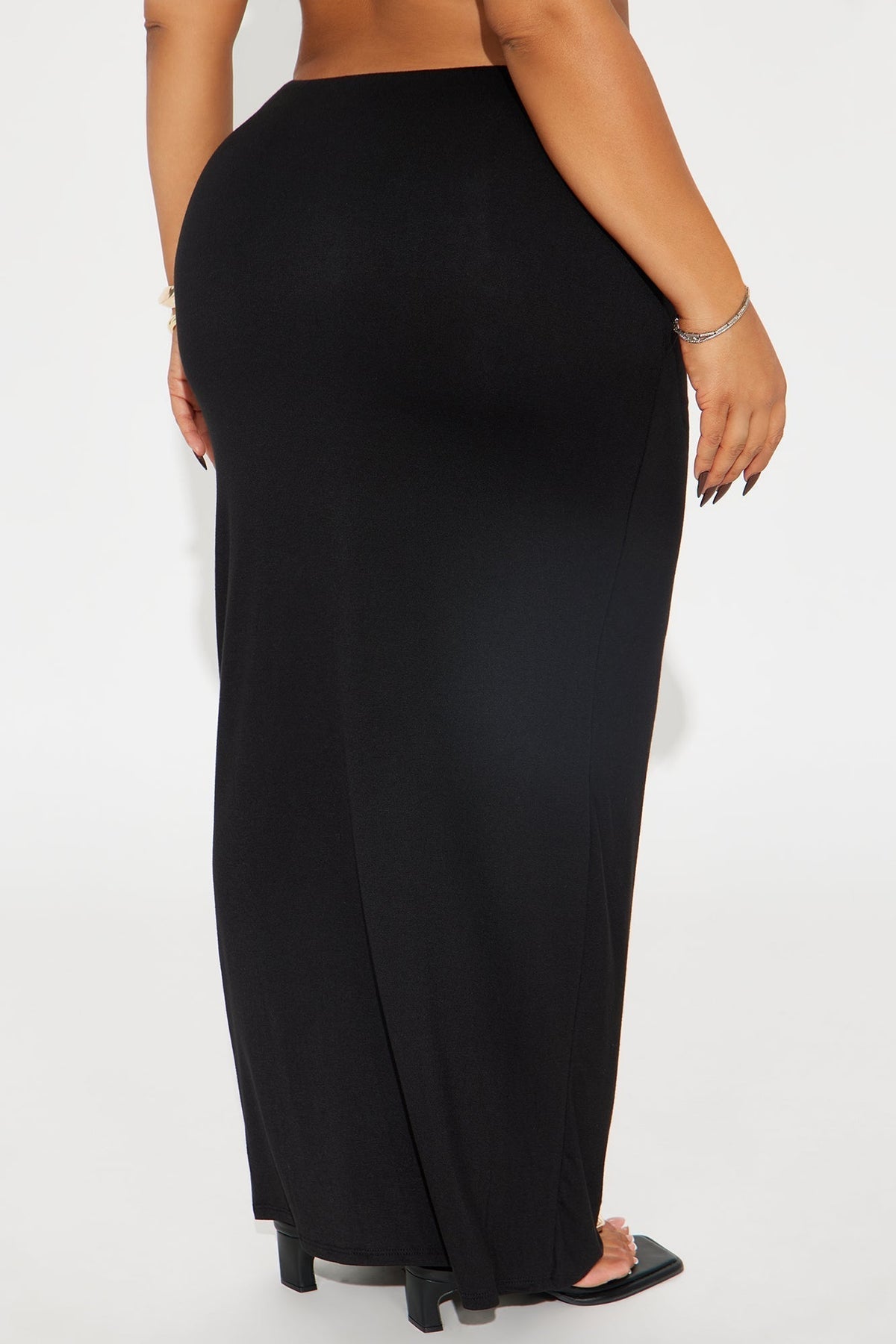 Somewhere In Paradise Maxi Skirt - Black