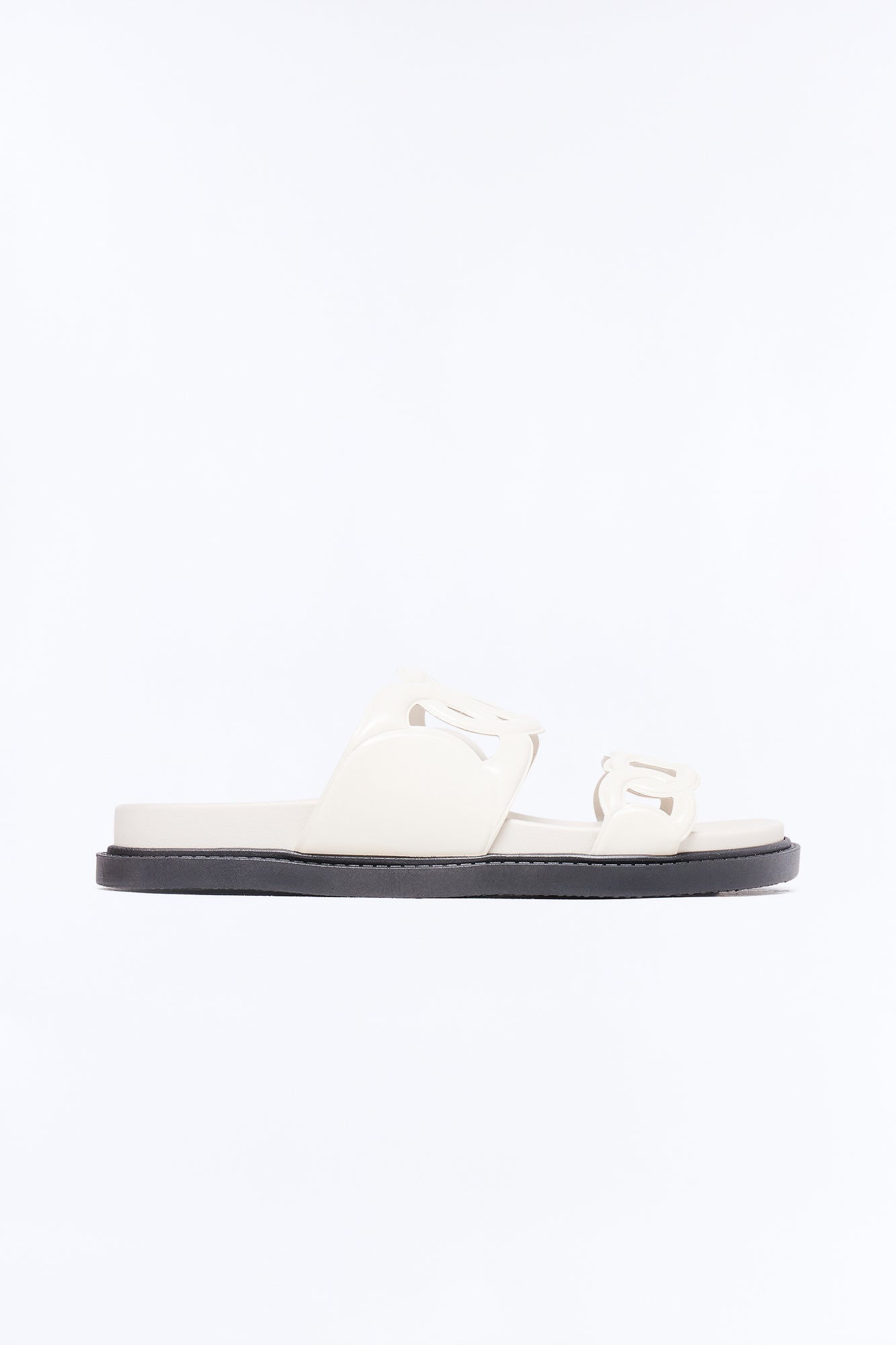 Alma Slip On Sandals - Ivory