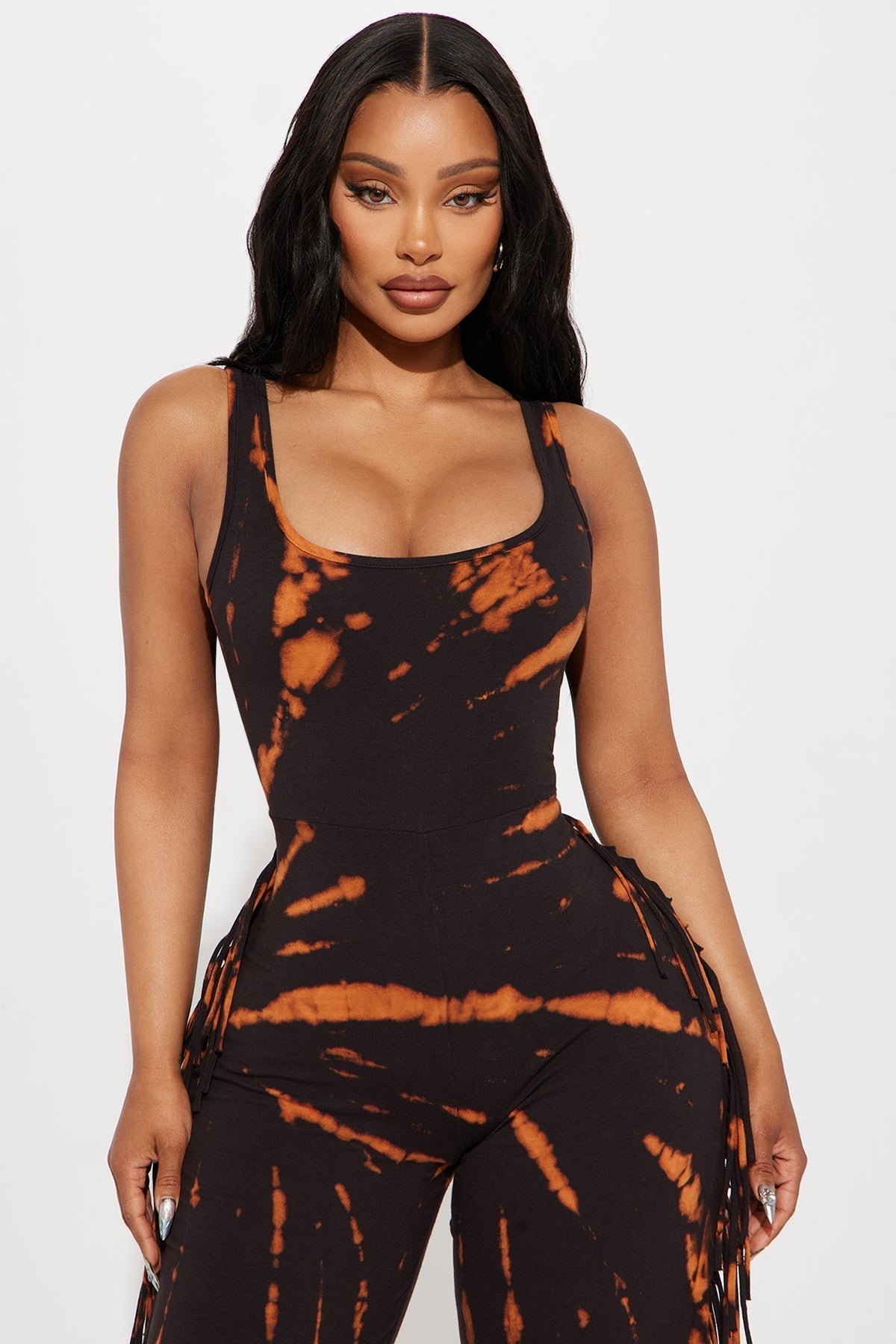 While We Wait Jumpsuit - Black/combo