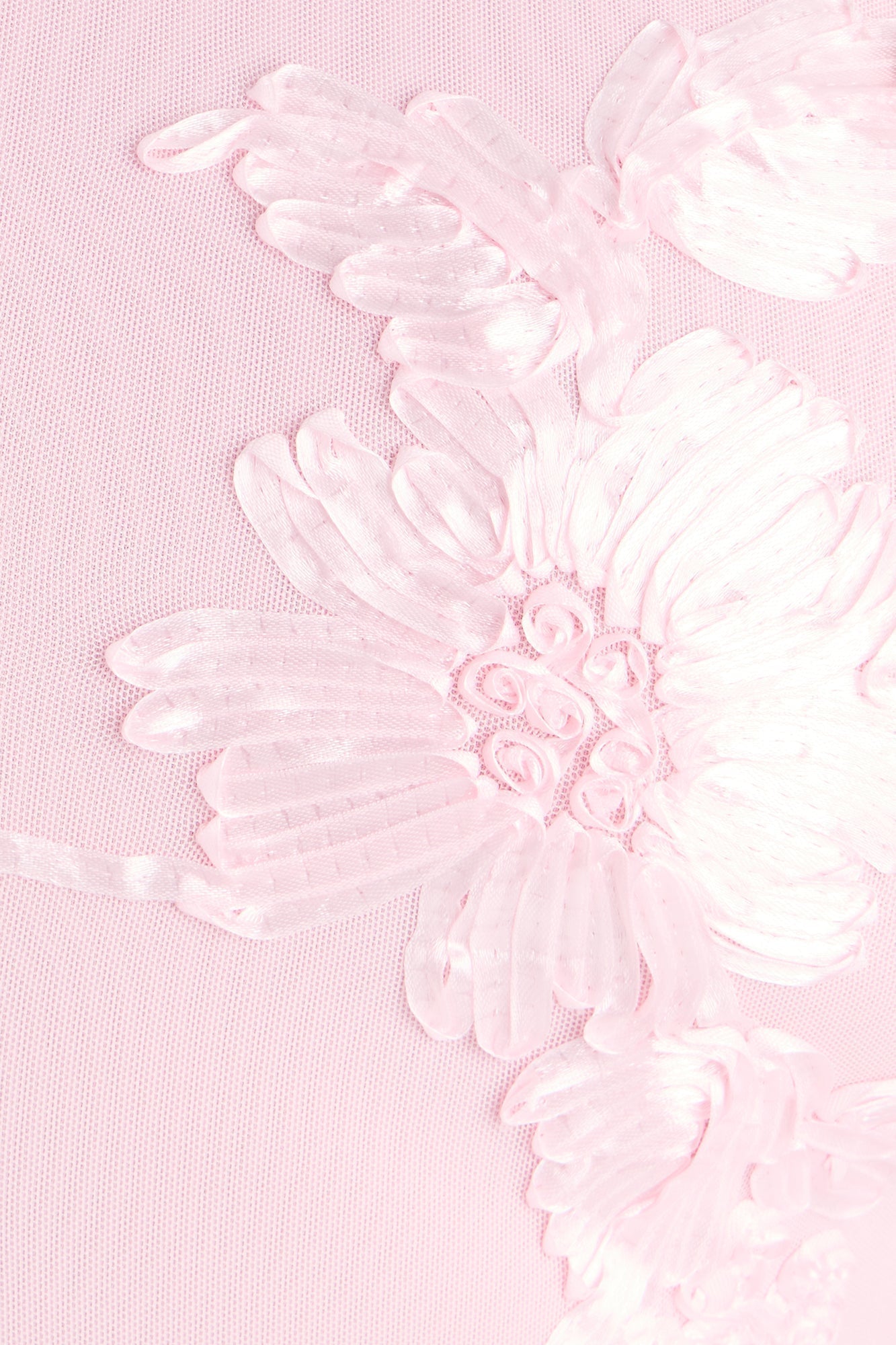 Jamie Embroidered Mesh Midi Dress - Pink