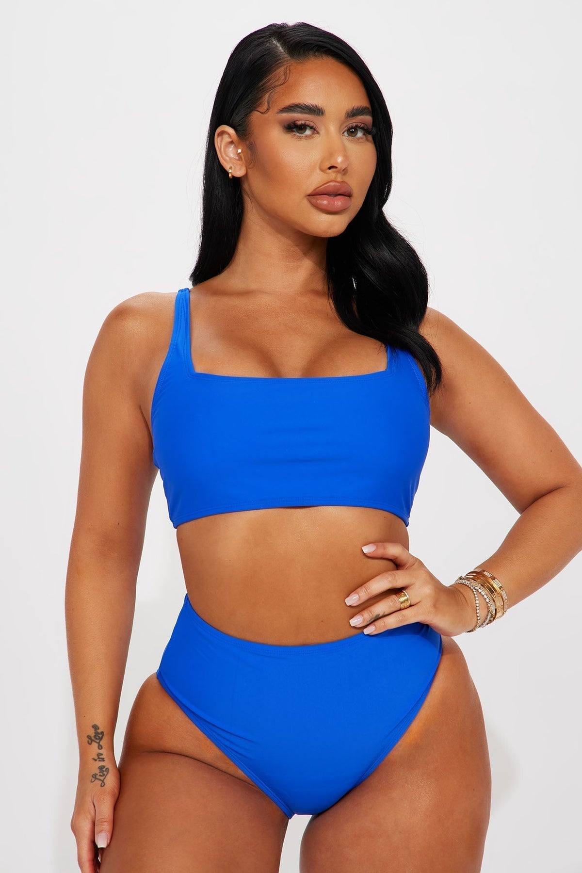 Maui Mix And Match High Rise Bikini Bottom - Royal