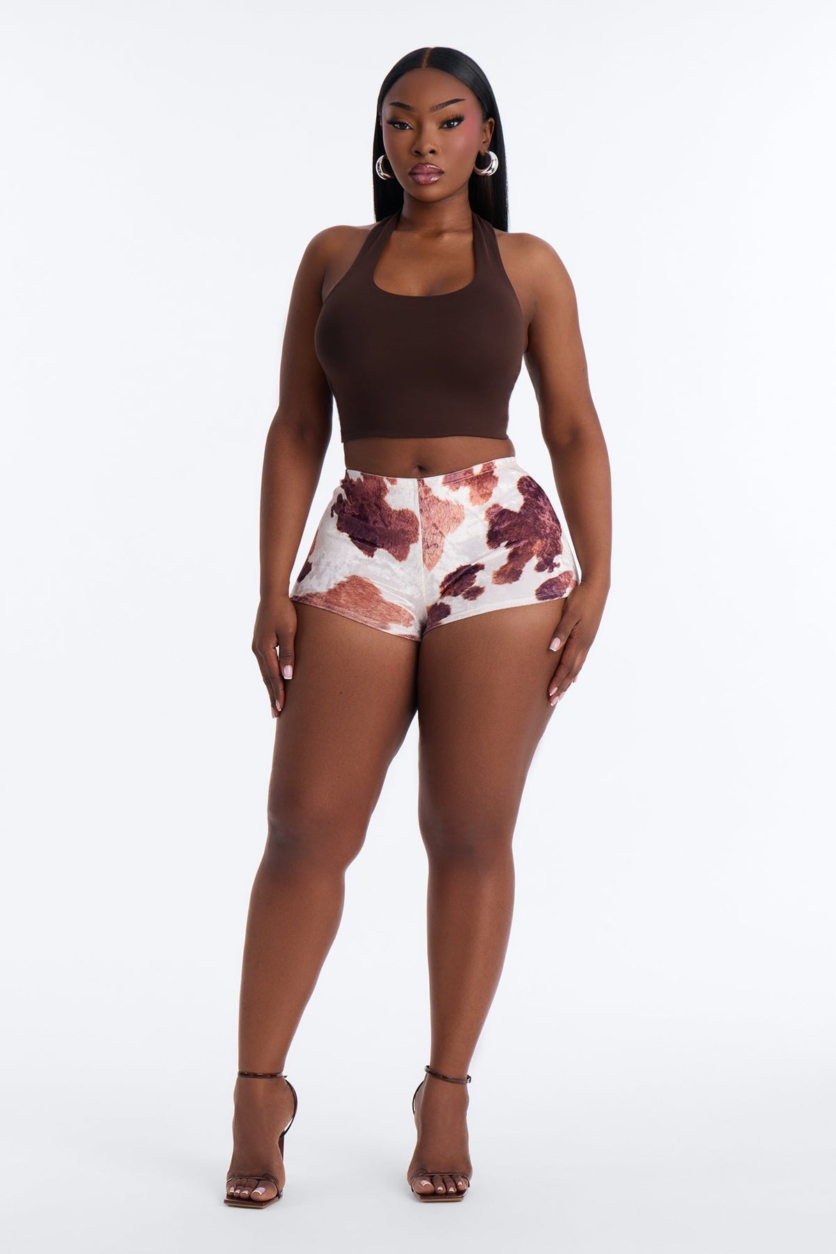 Wild Thing Velvet Micro Short - Cream/combo