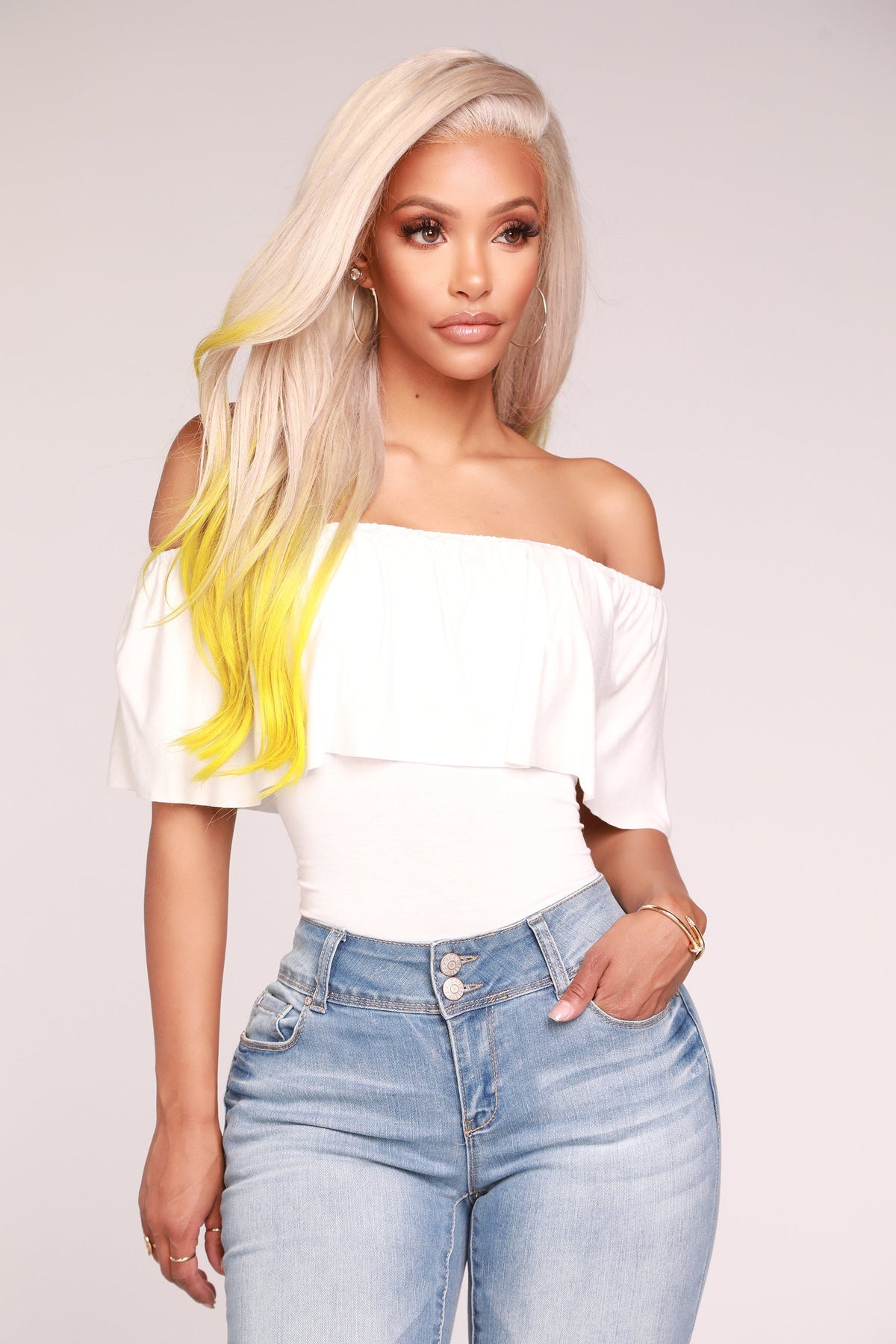 Happy Hour Bodysuit - Ivory