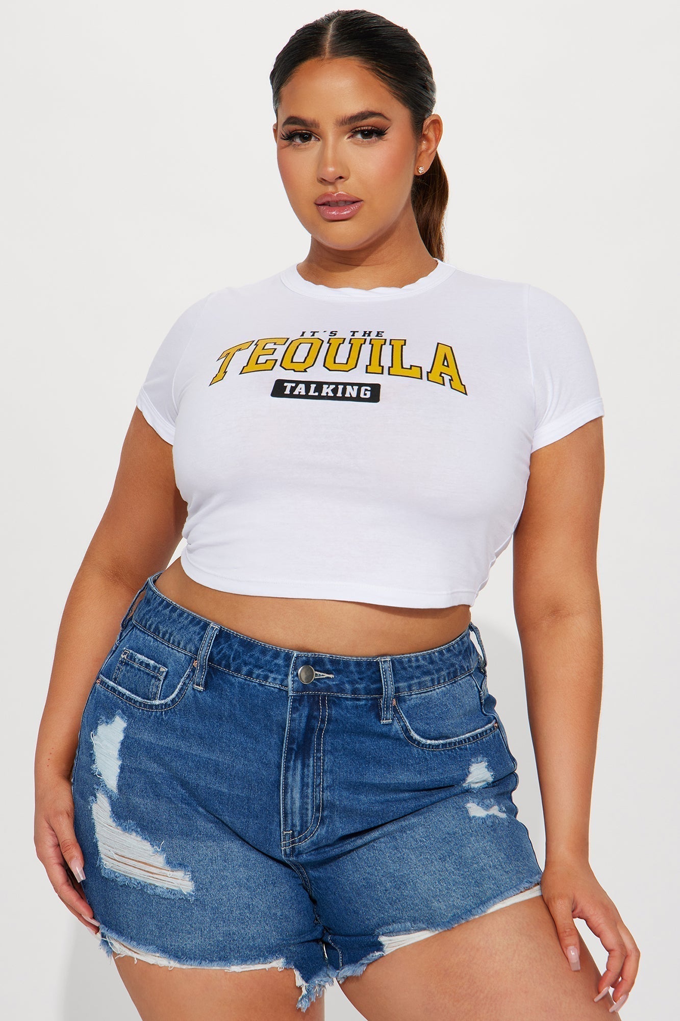 It's The Tequila Talking Tee - White