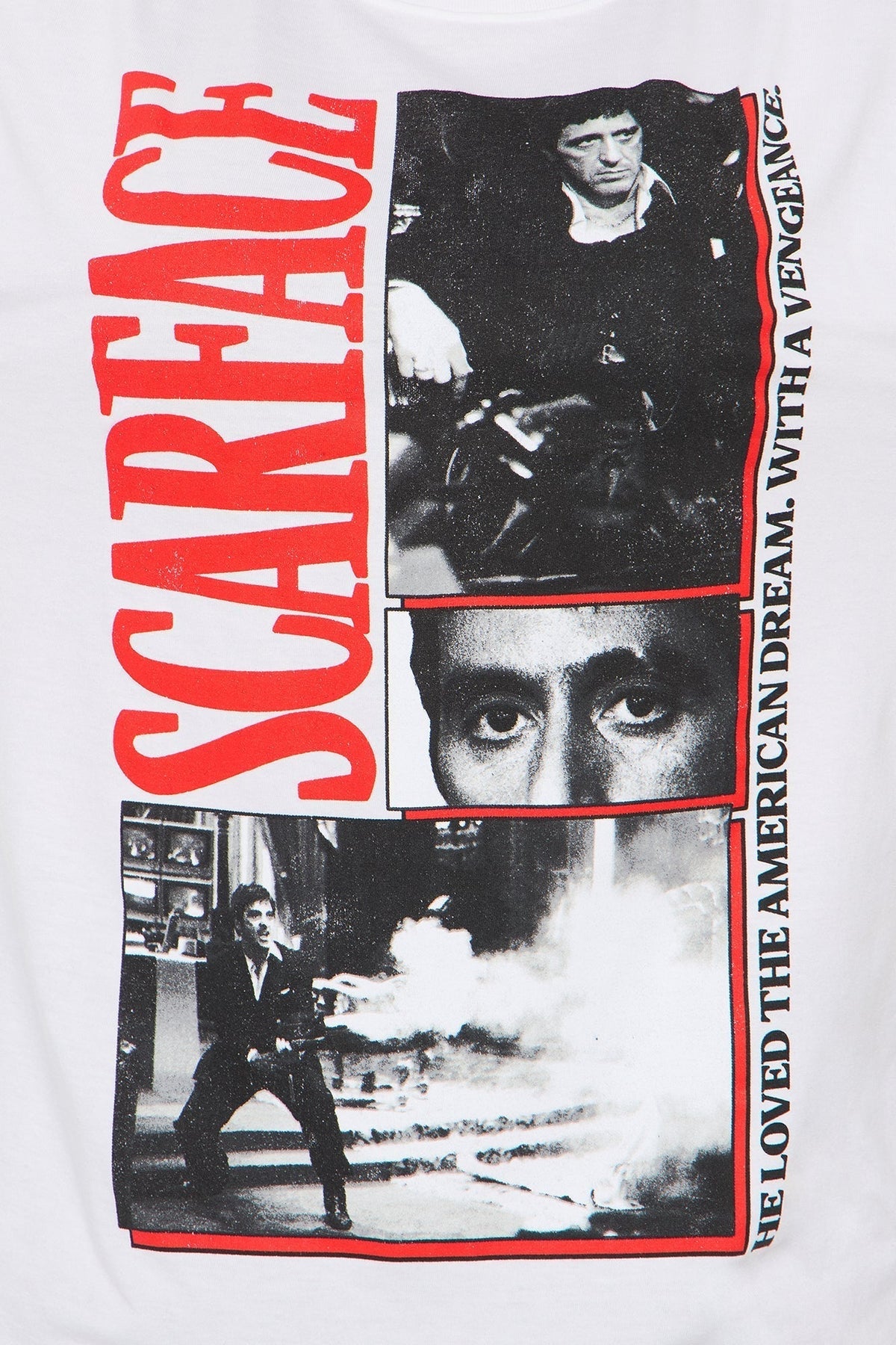Scarface Film Oversized Tee - Cream