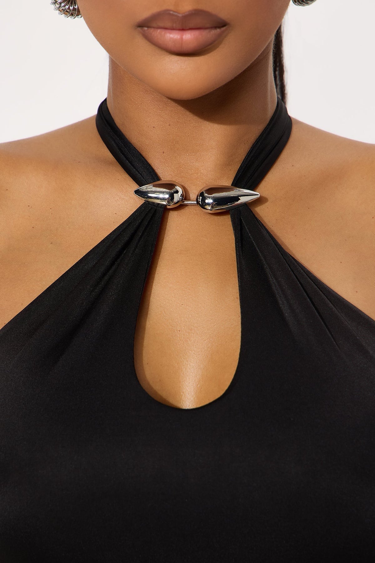 No Second Chances Halter Jumpsuit - Black
