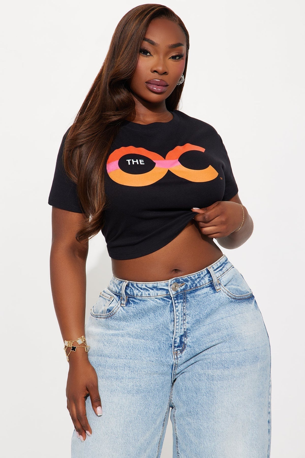 The OC Baby Tee - Black