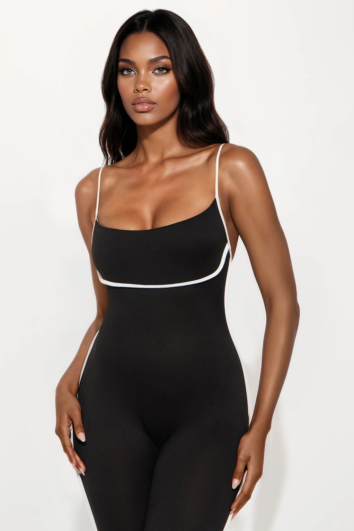 Stay Ready Capri Jumpsuit - Black