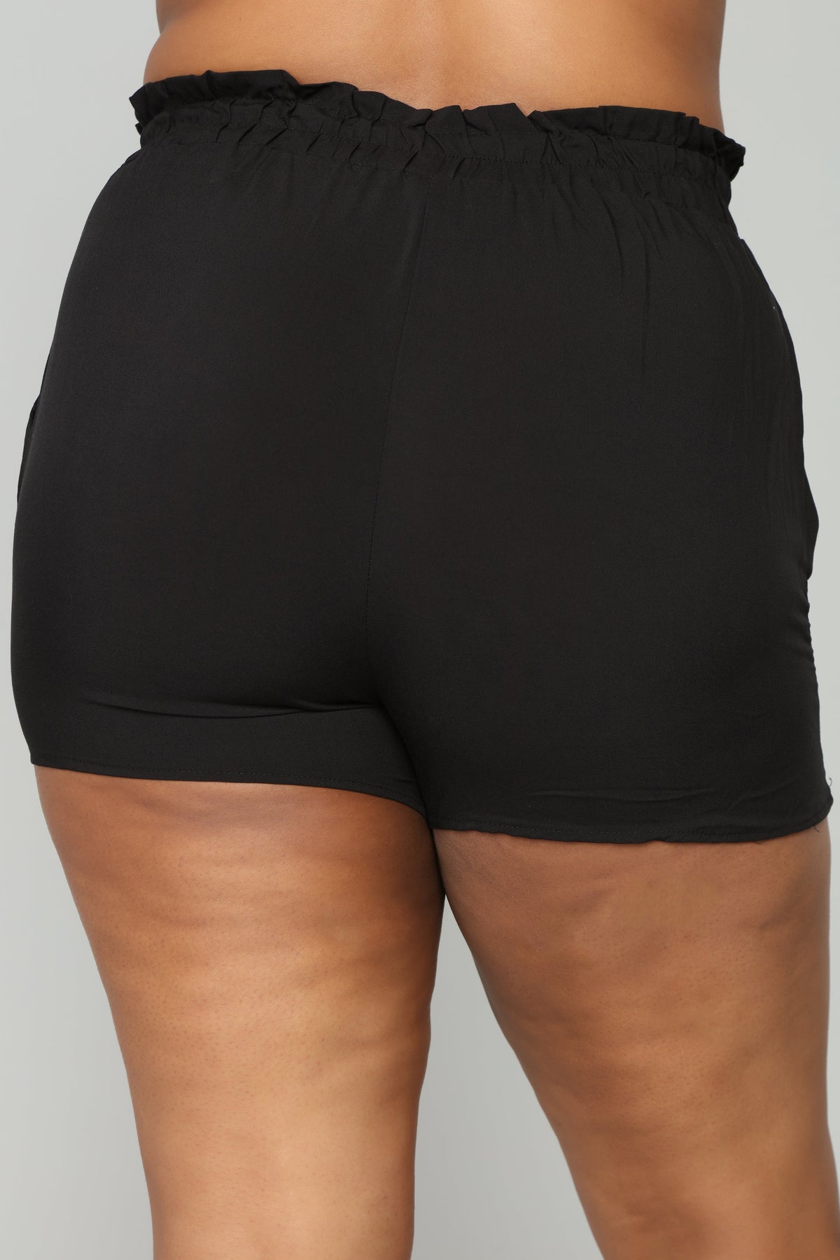 Rosie Tie Waist Shorts - Black