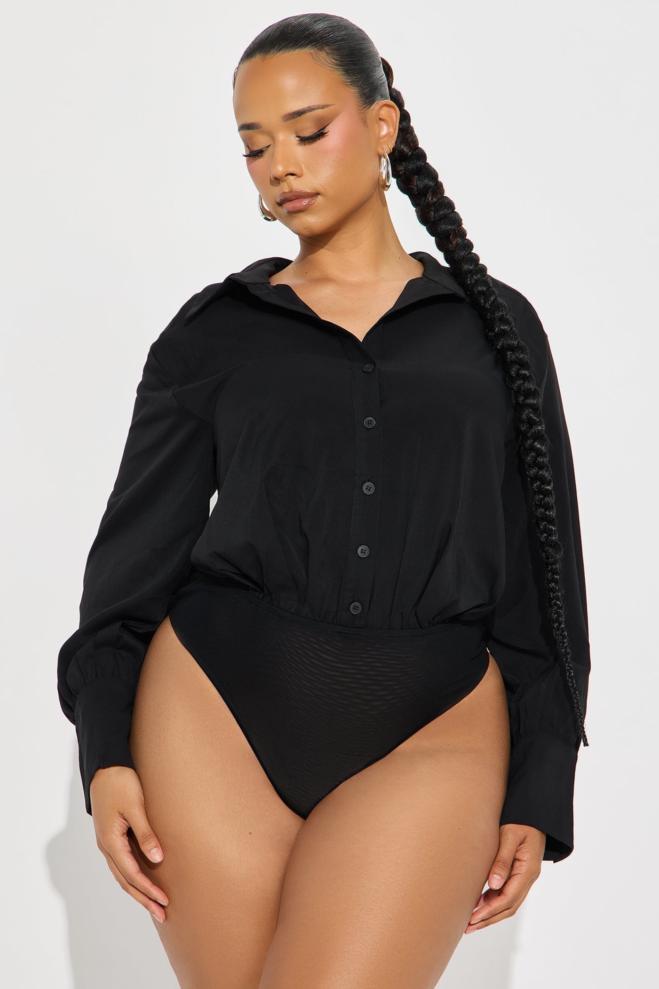 Hustle In Silence Bodysuit - Black