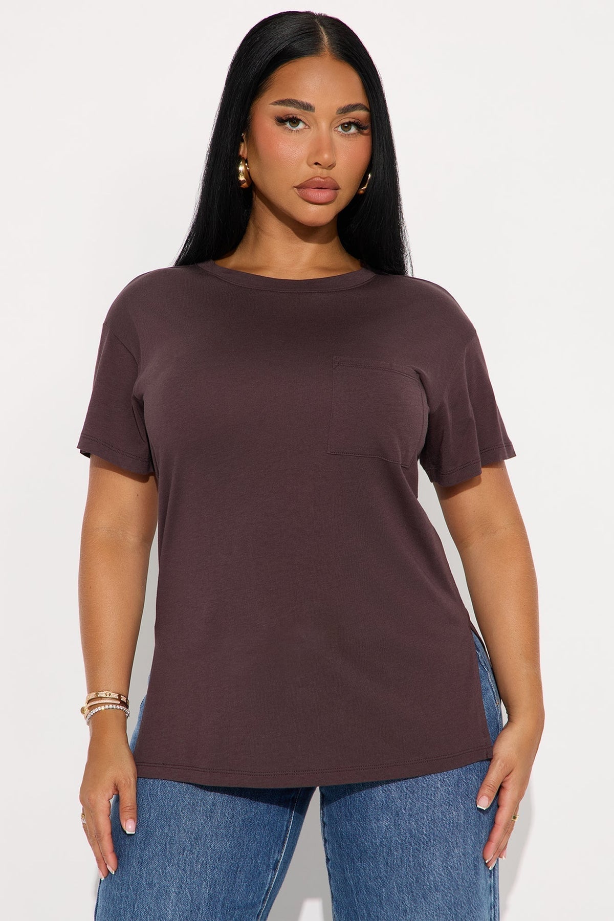 Laid Back Chillin' Pocket Tee - Chocolate