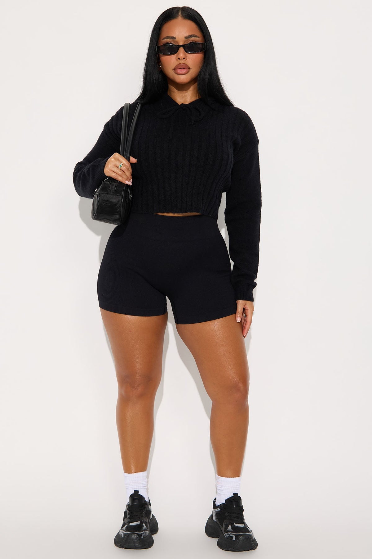 Coco Hooded Sweater - Black