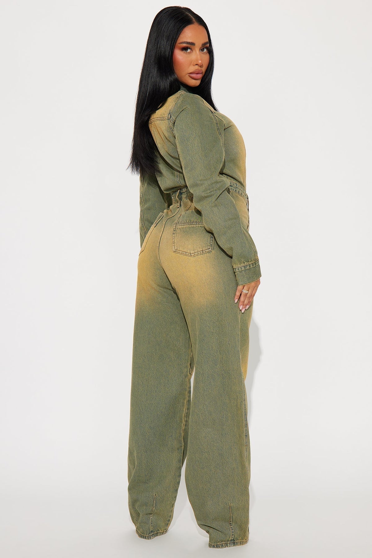Treat You Well Denim Jumpsuit - Vintage Wash