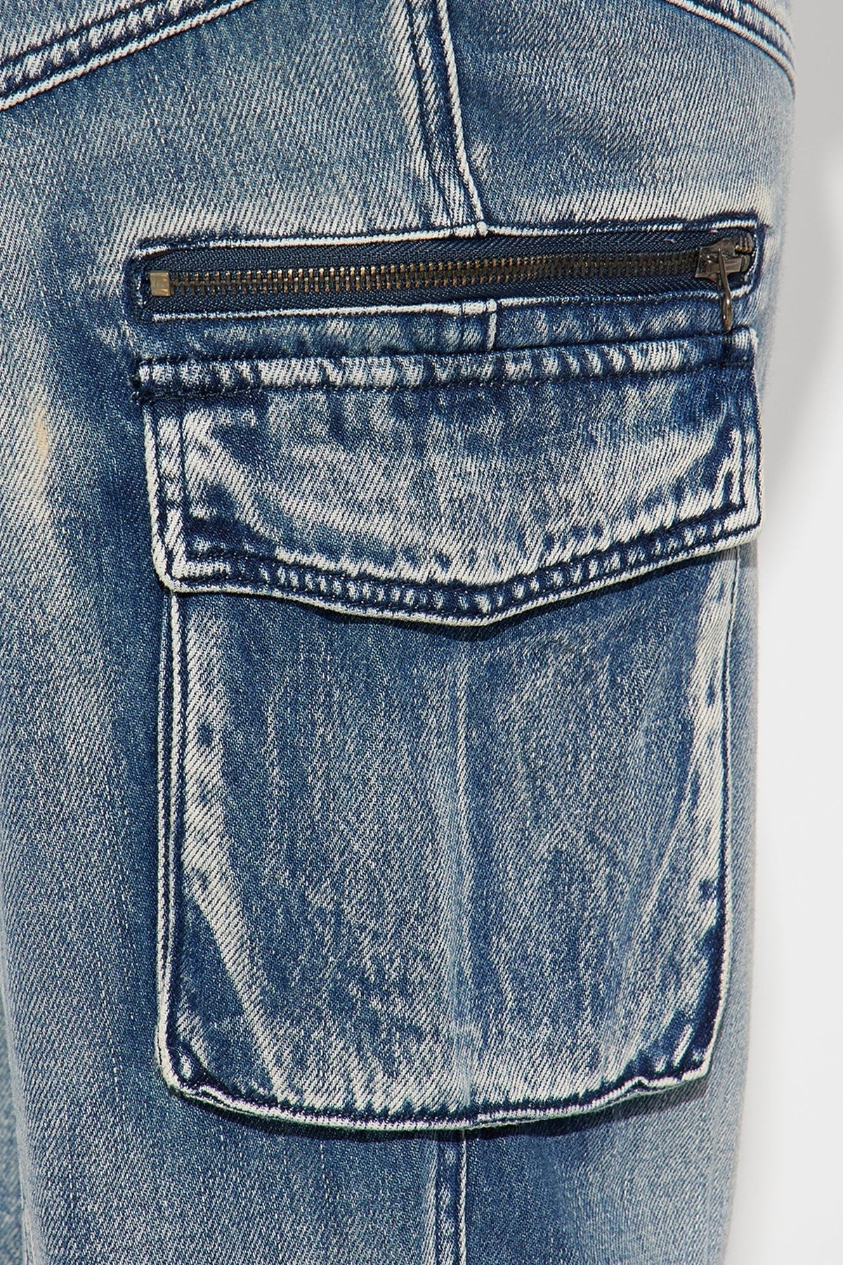 Superstitions Tinted Denim Joggers - Medium Wash