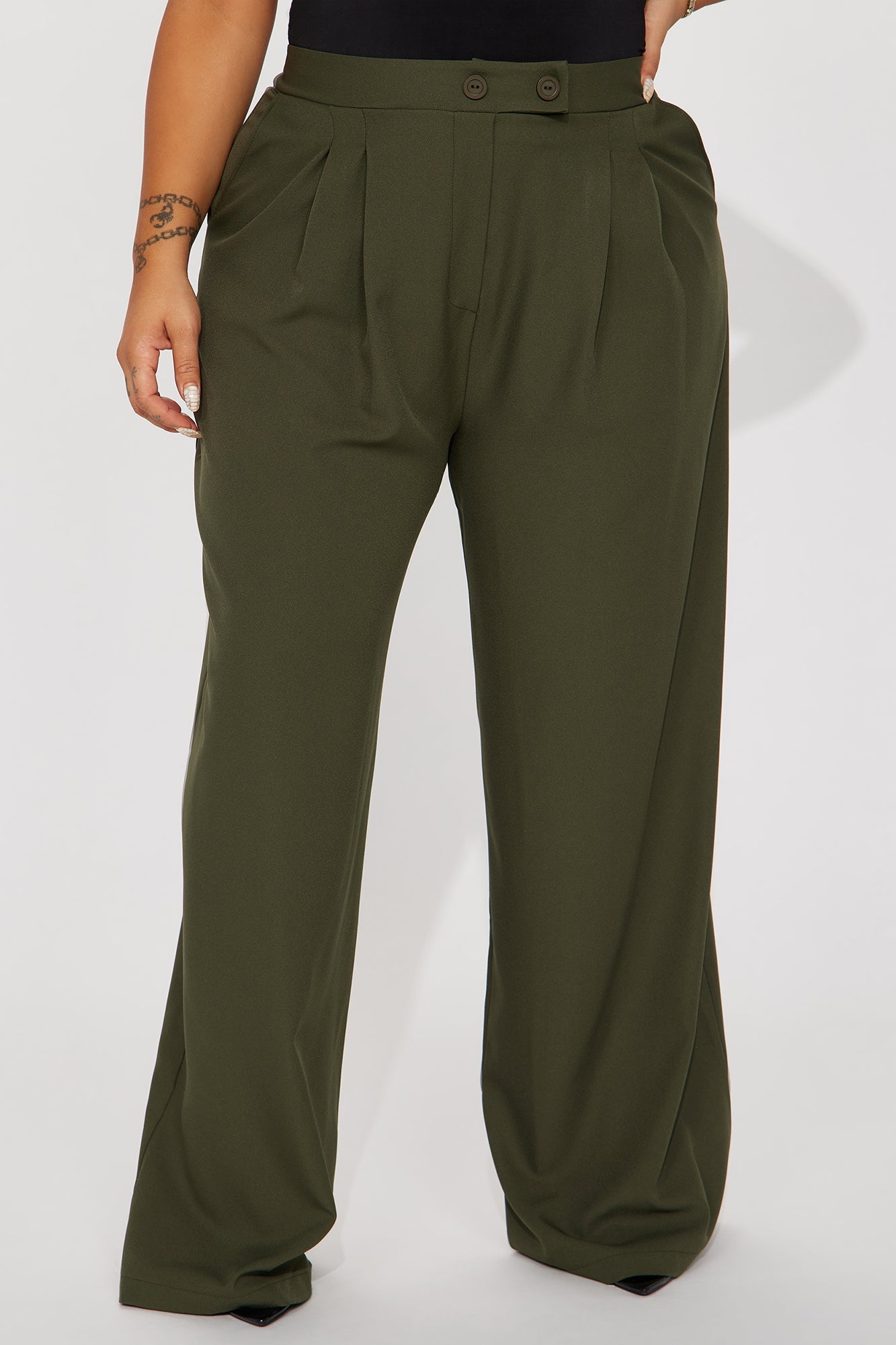 Feeling Focused Trouser - Olive