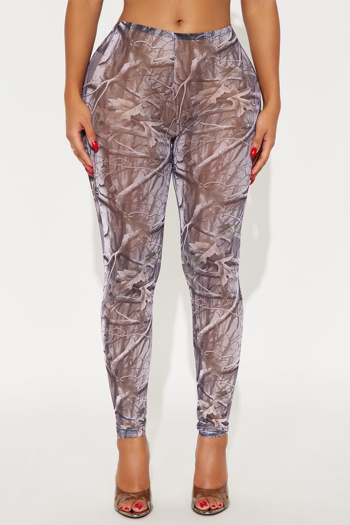 Hidden Motives Camo Mesh Legging - Camouflage