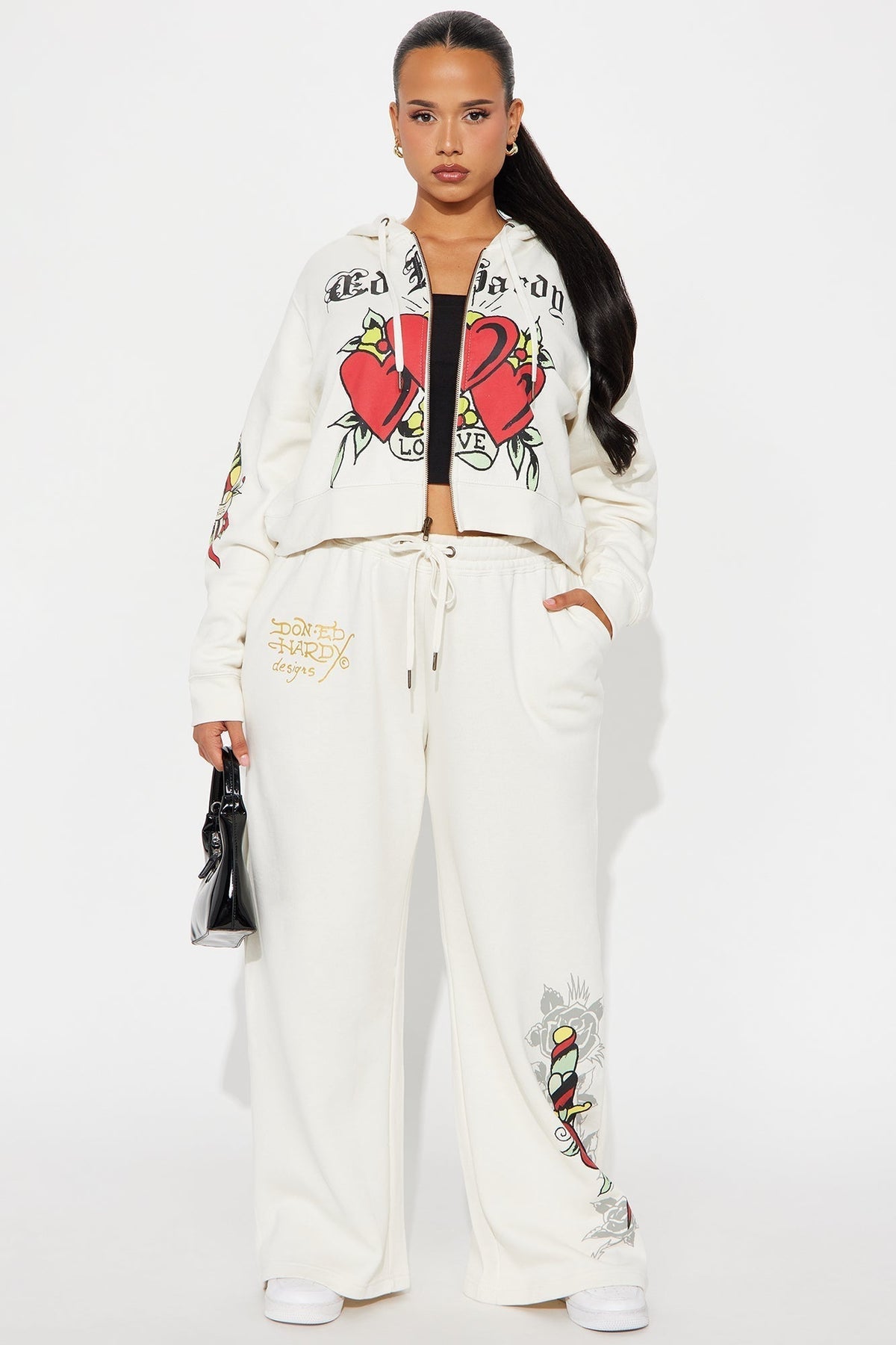 Ed Hardy Hearts Pant - Stone