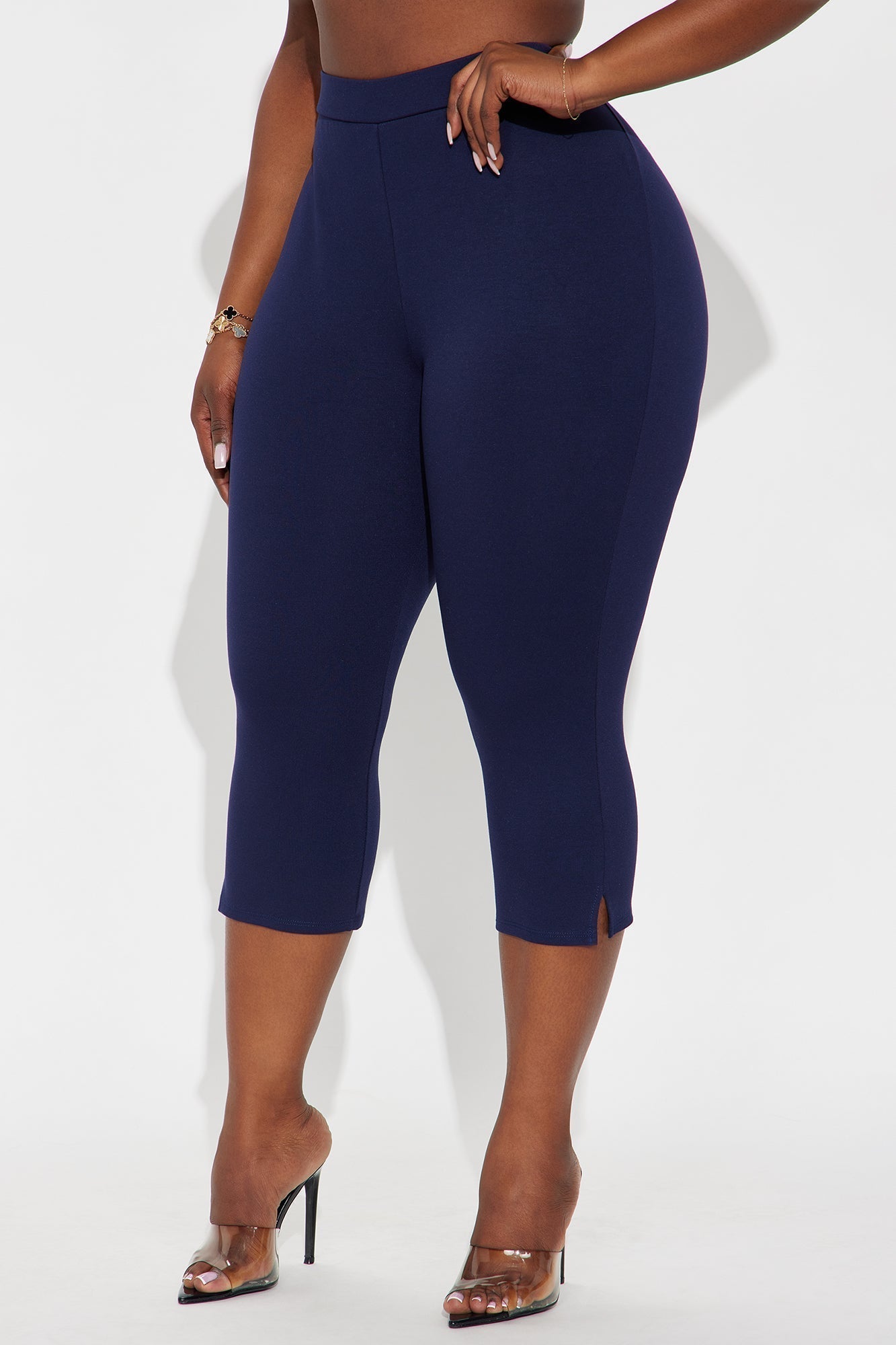 All My Potentials Capri Legging - Navy