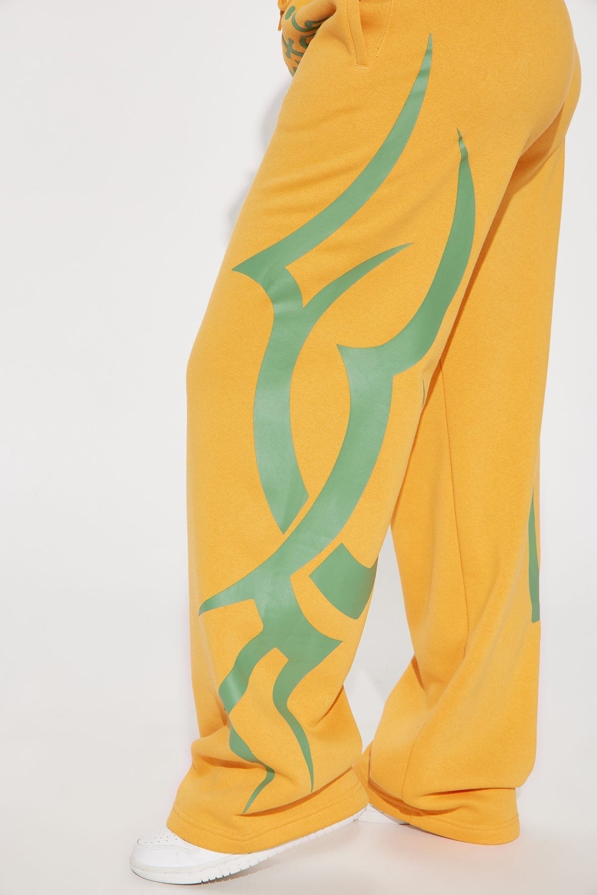 Von Dutch Trendy Wide Leg Pant - Orange/combo