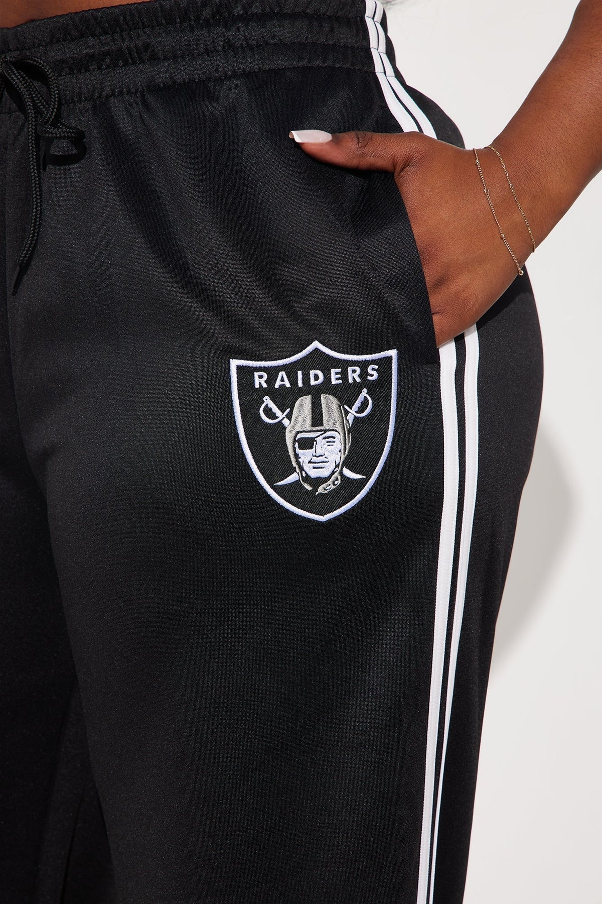 Raider Nation Wide Leg Pant - Black