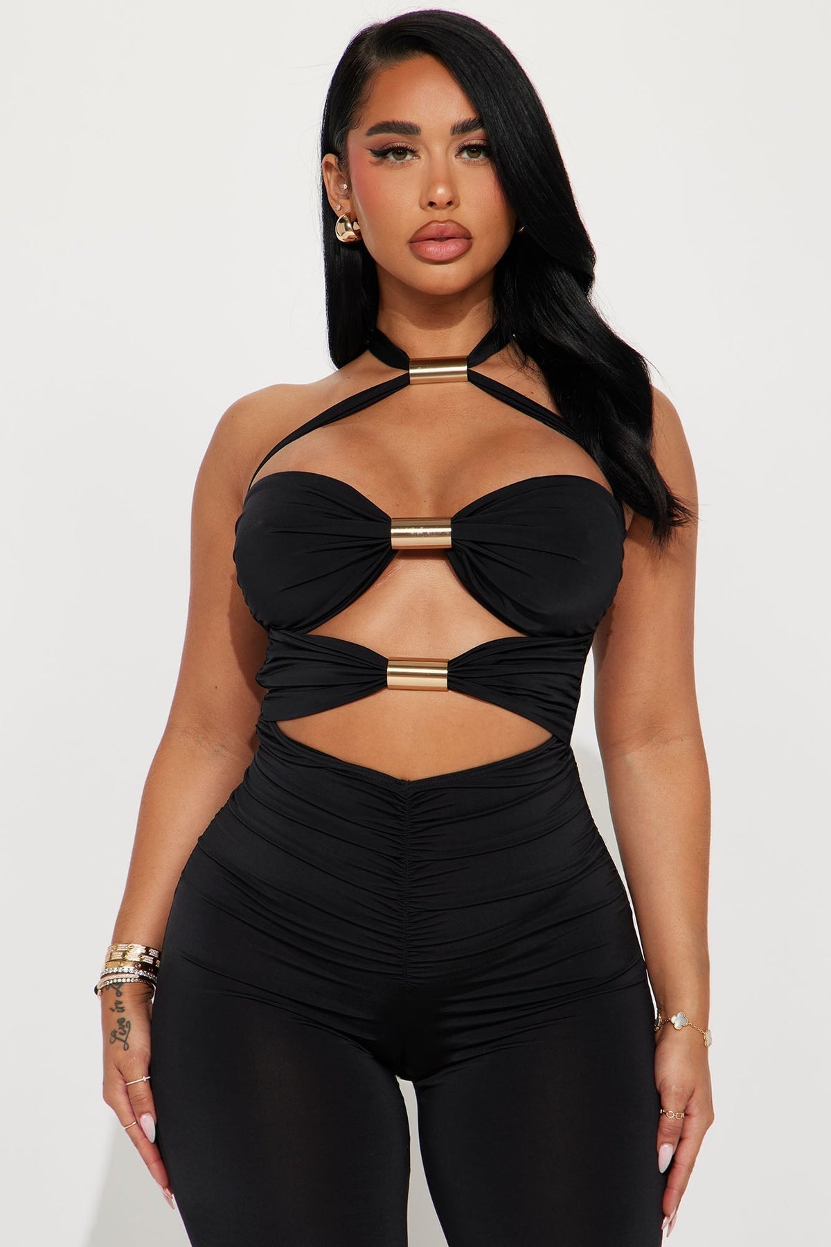 Think It Over Jumpsuit - Black