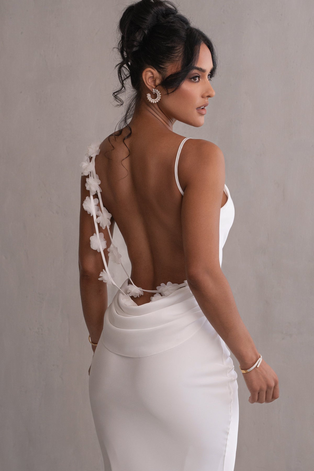 PRE-ORDER Ivory Down The Aisle Satin Gown
