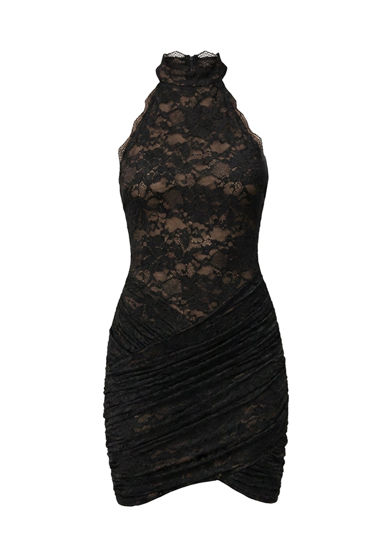Black Lace Affair Mini Dress