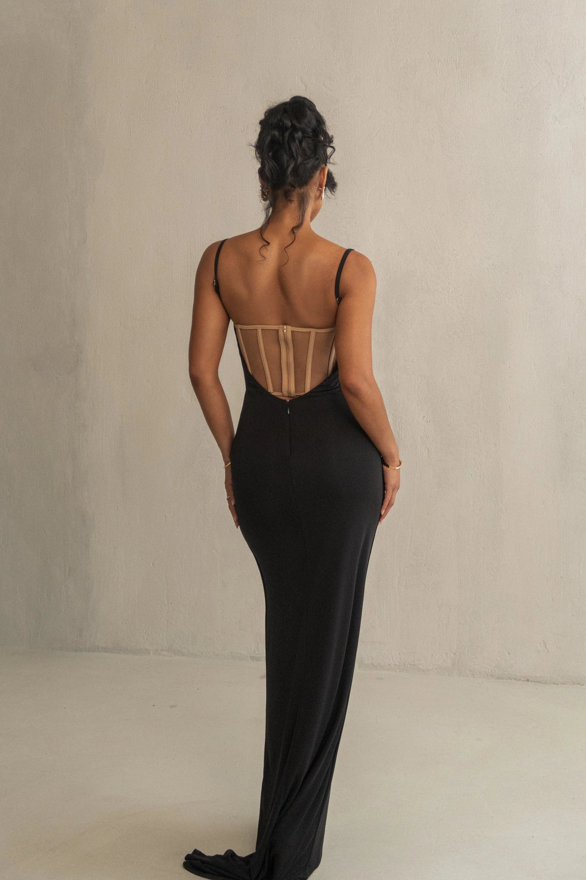 Black Until Forever Maxi Dress