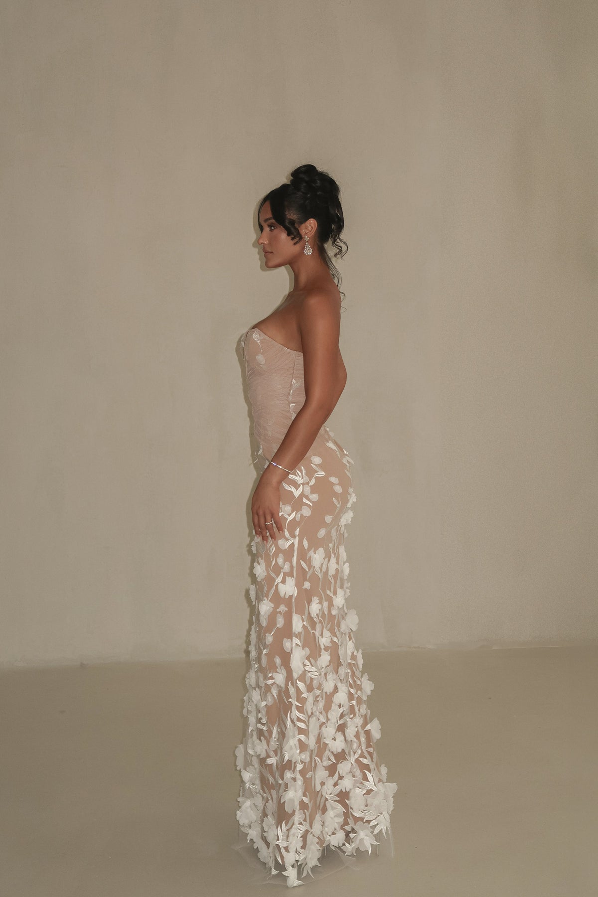 Ivory Everlasting Embroidered Gown