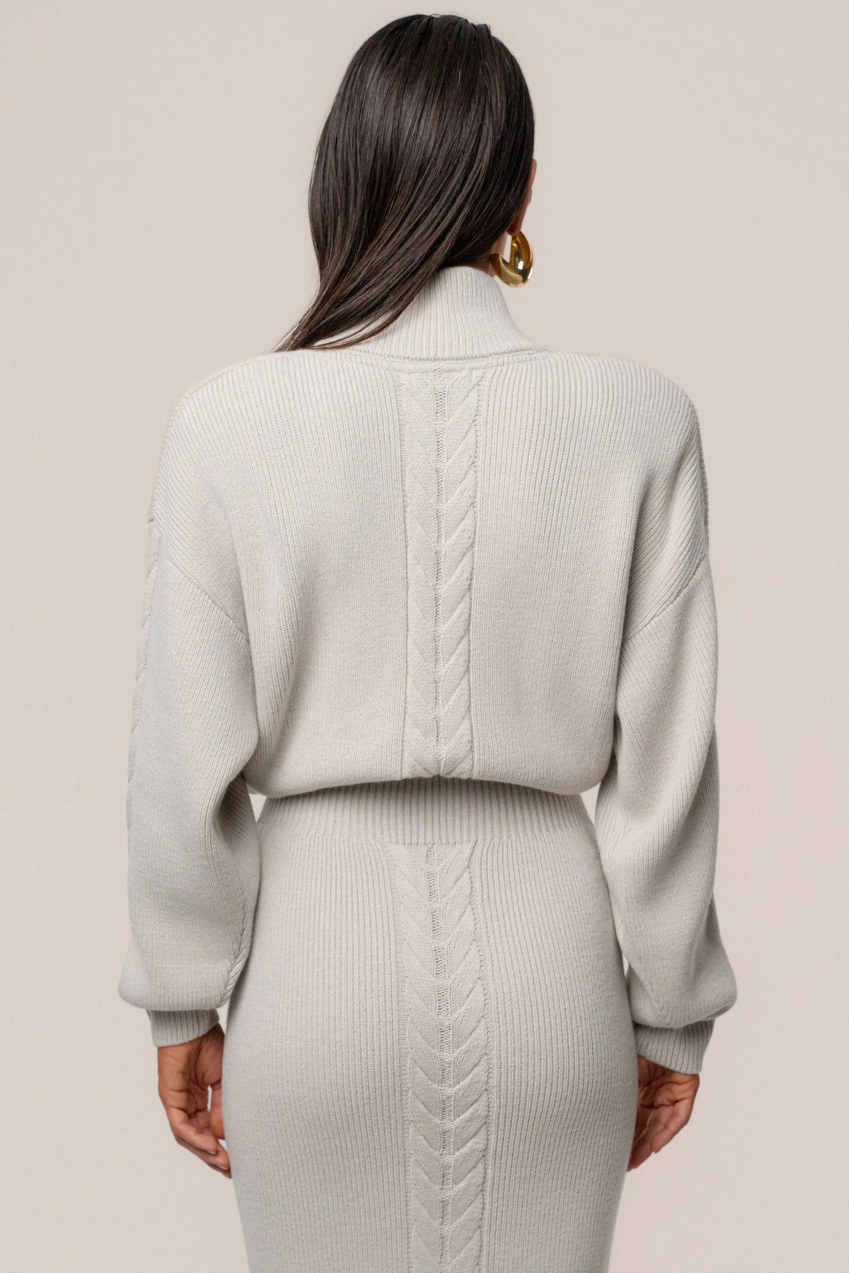 Stone Cozy Intentions Ribbed Dress