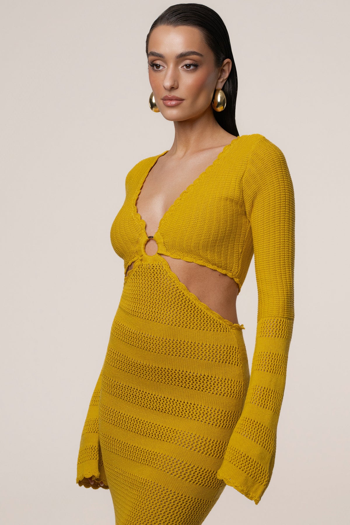 Yellow Blossom Haven Maxi Dress