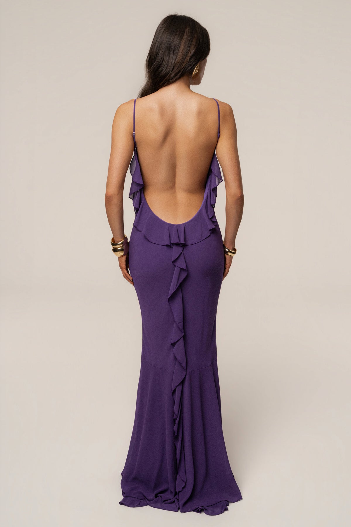 Purple Midnight Romance Maxi Dress
