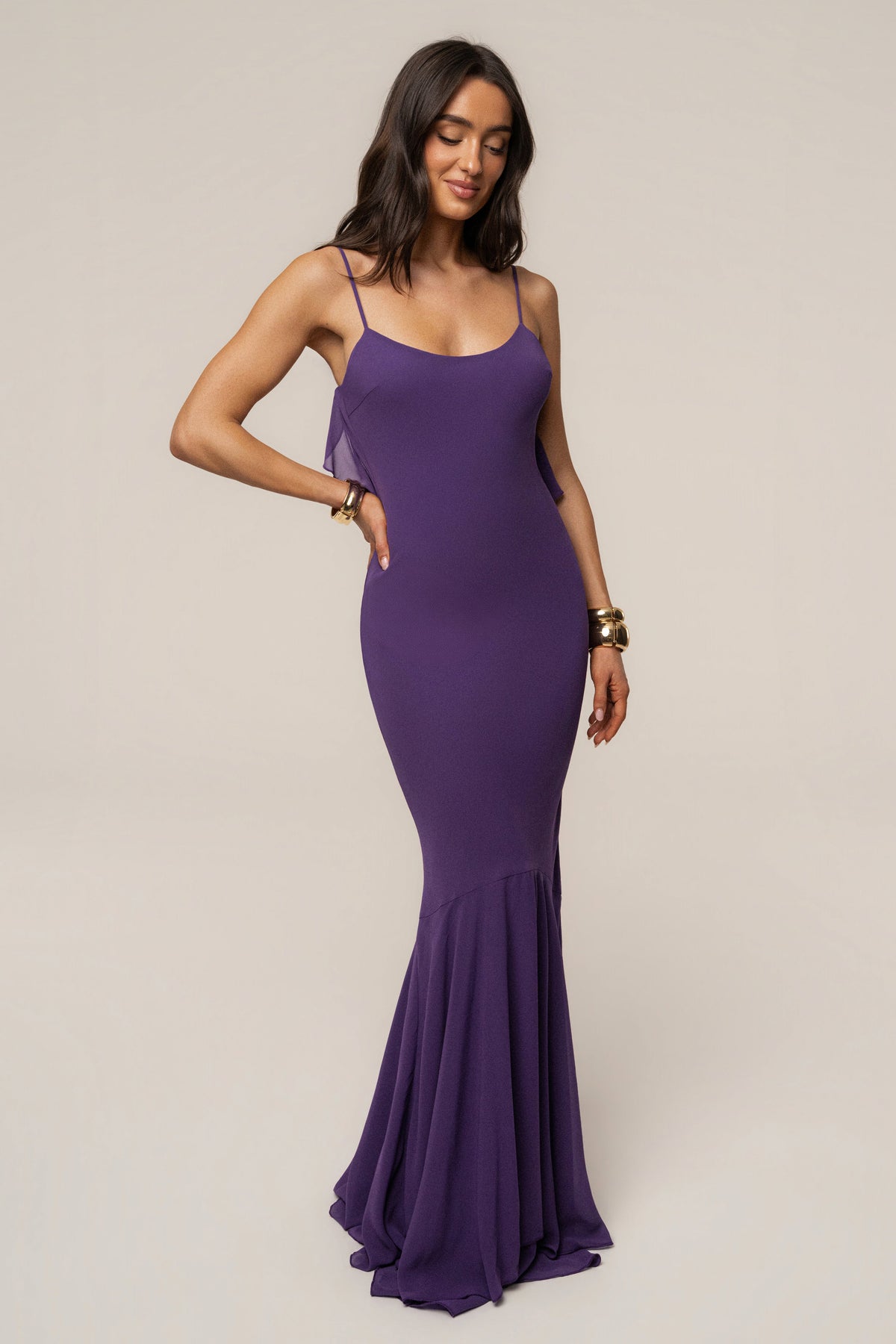 Purple Midnight Romance Maxi Dress
